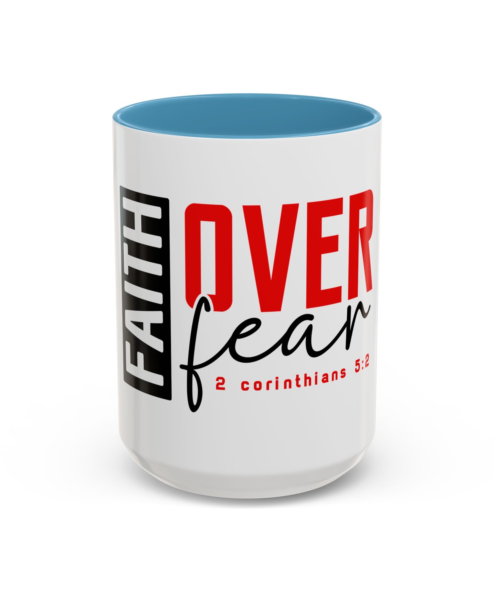 Faith Scripture Accent Coffee Mug | Gallory Hive