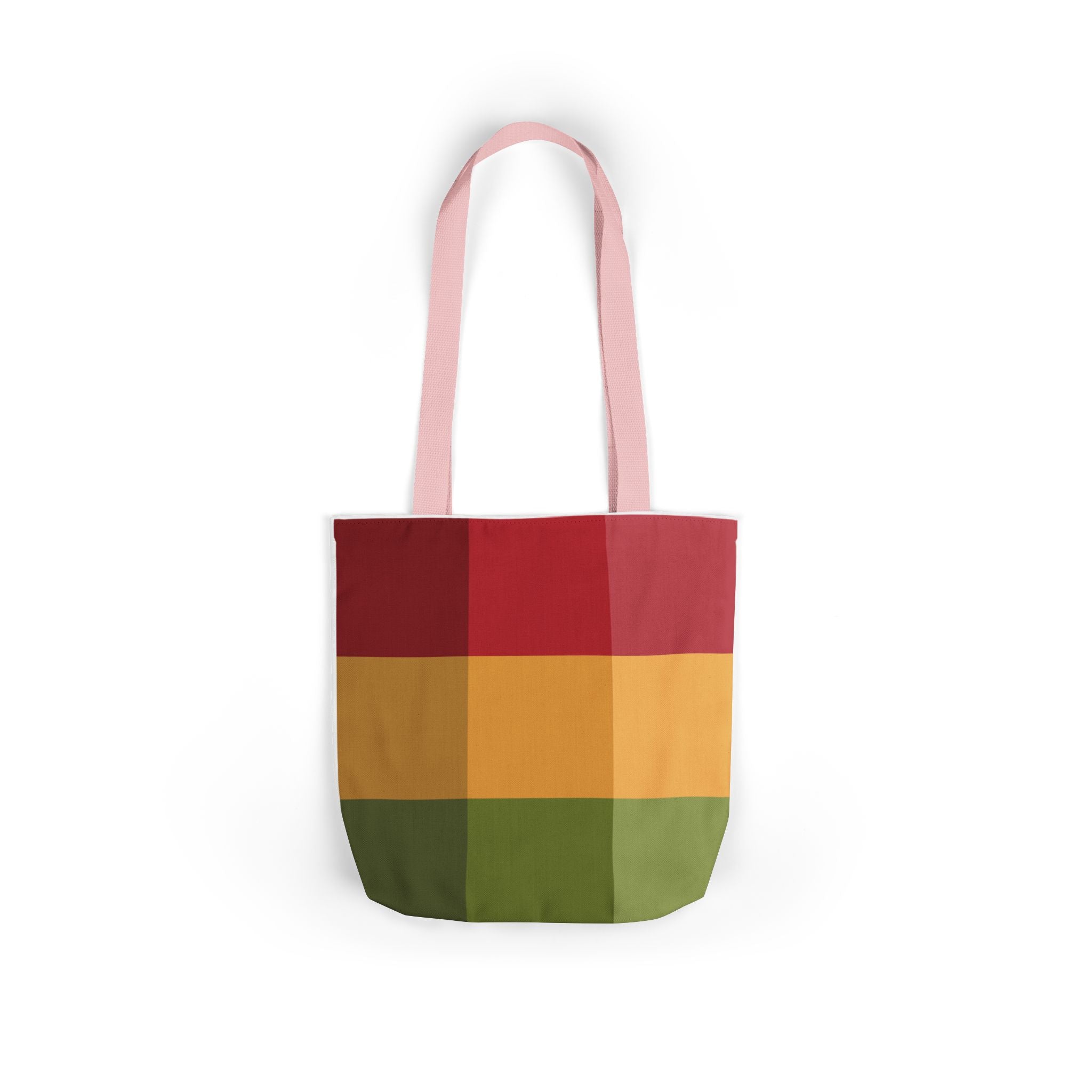 Colorful Geometric Square Pattern Tote Bag