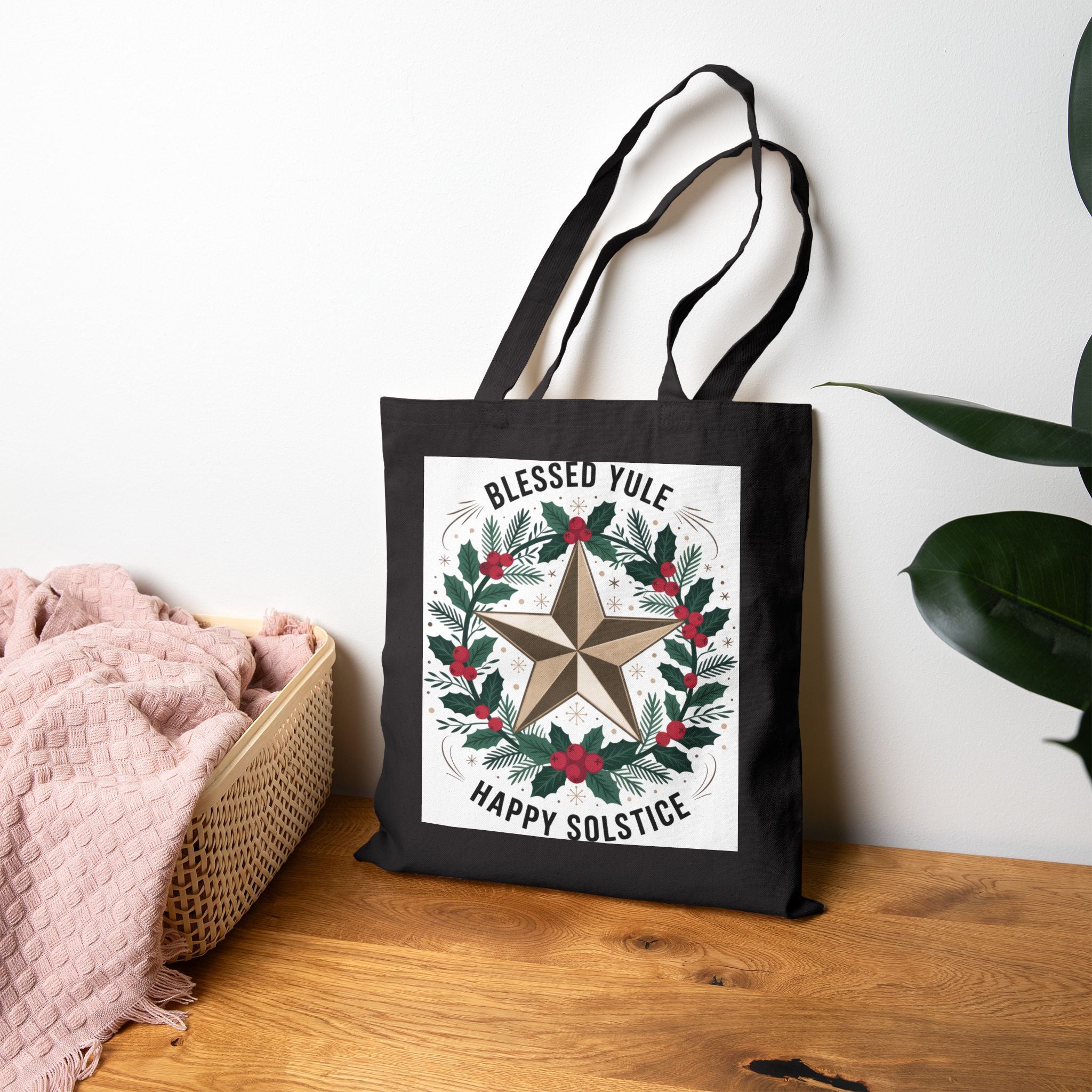 Blessed Yule Eco-Friendly Cotton Tote | Gallory Hive