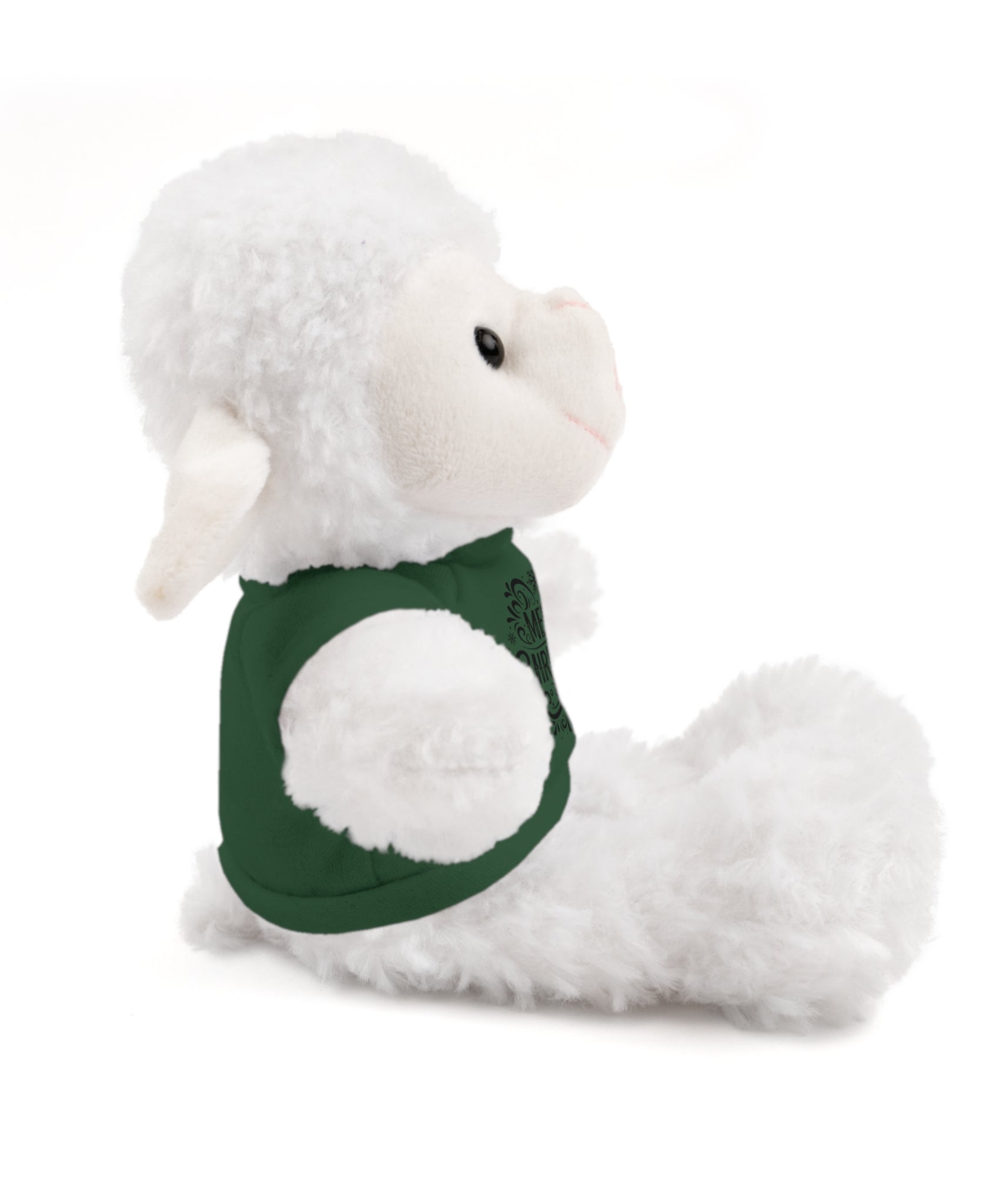 Festive Merry Christmas Stuffed Sheep | Gallory Hive