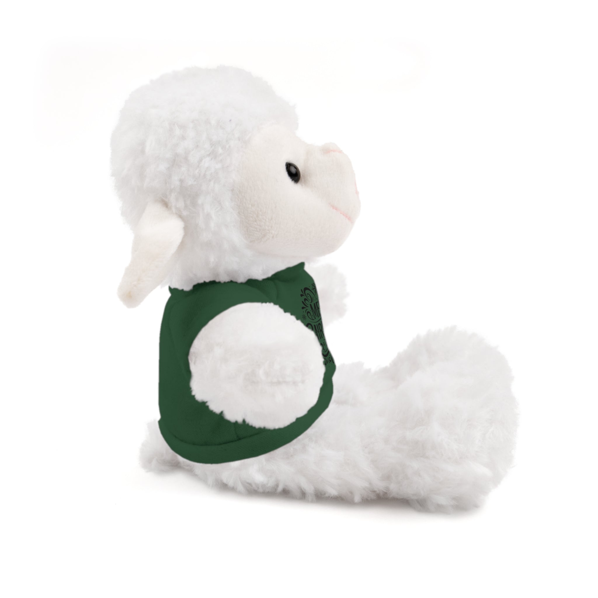 Festive Merry Christmas Stuffed Sheep | Gallory Hive