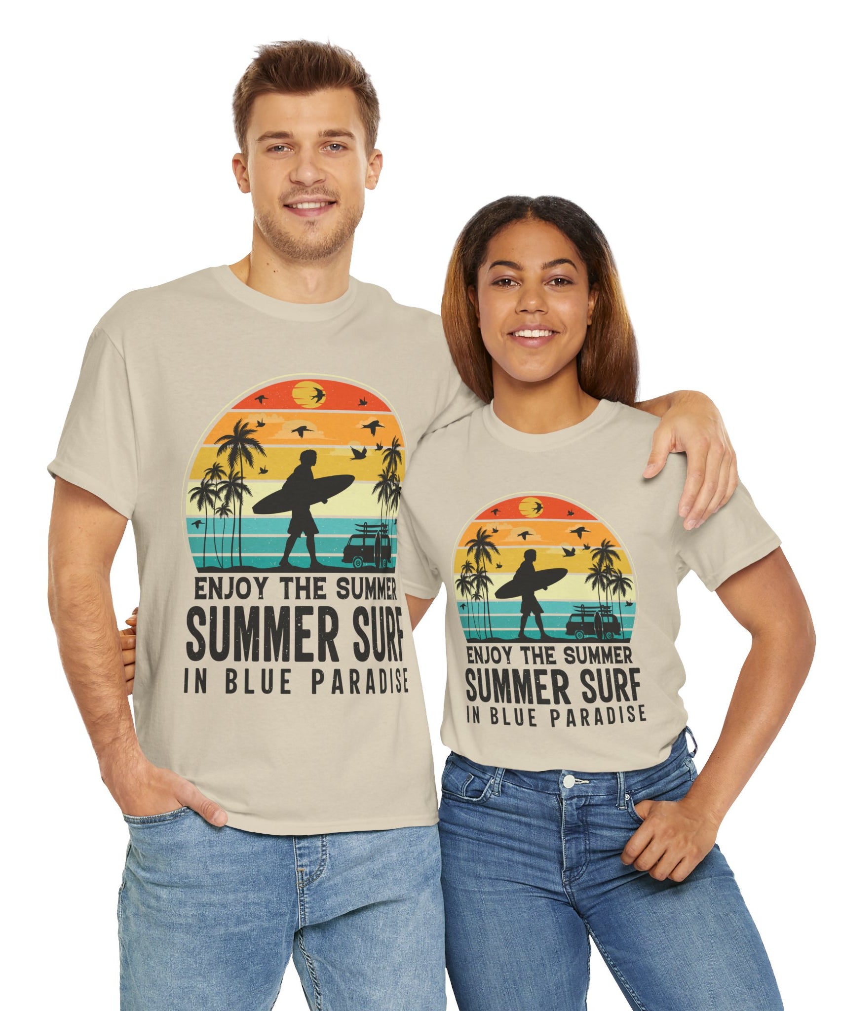 Summer Surf Van Sunset Shirt