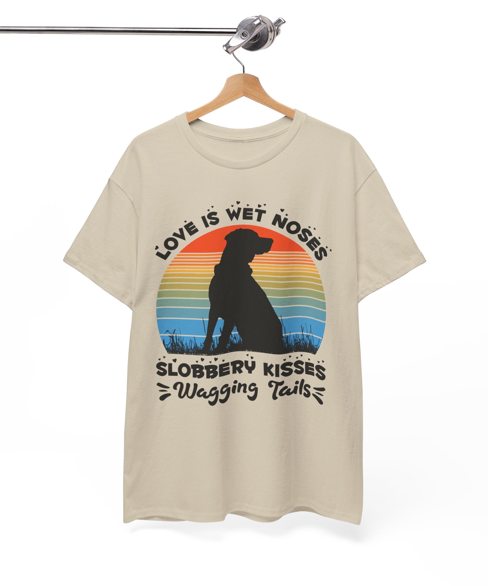 Funny Dog Lover Graphic Tee - Wet Noses