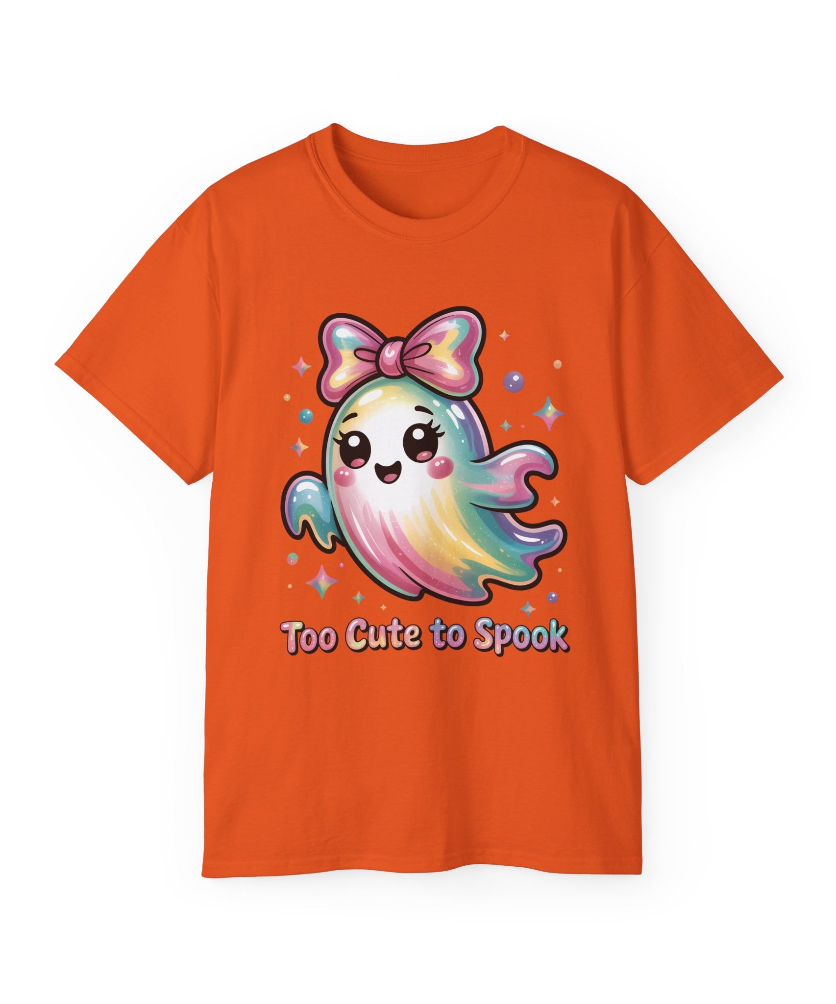 Rainbow Ghost Halloween Spooky T-Shirt