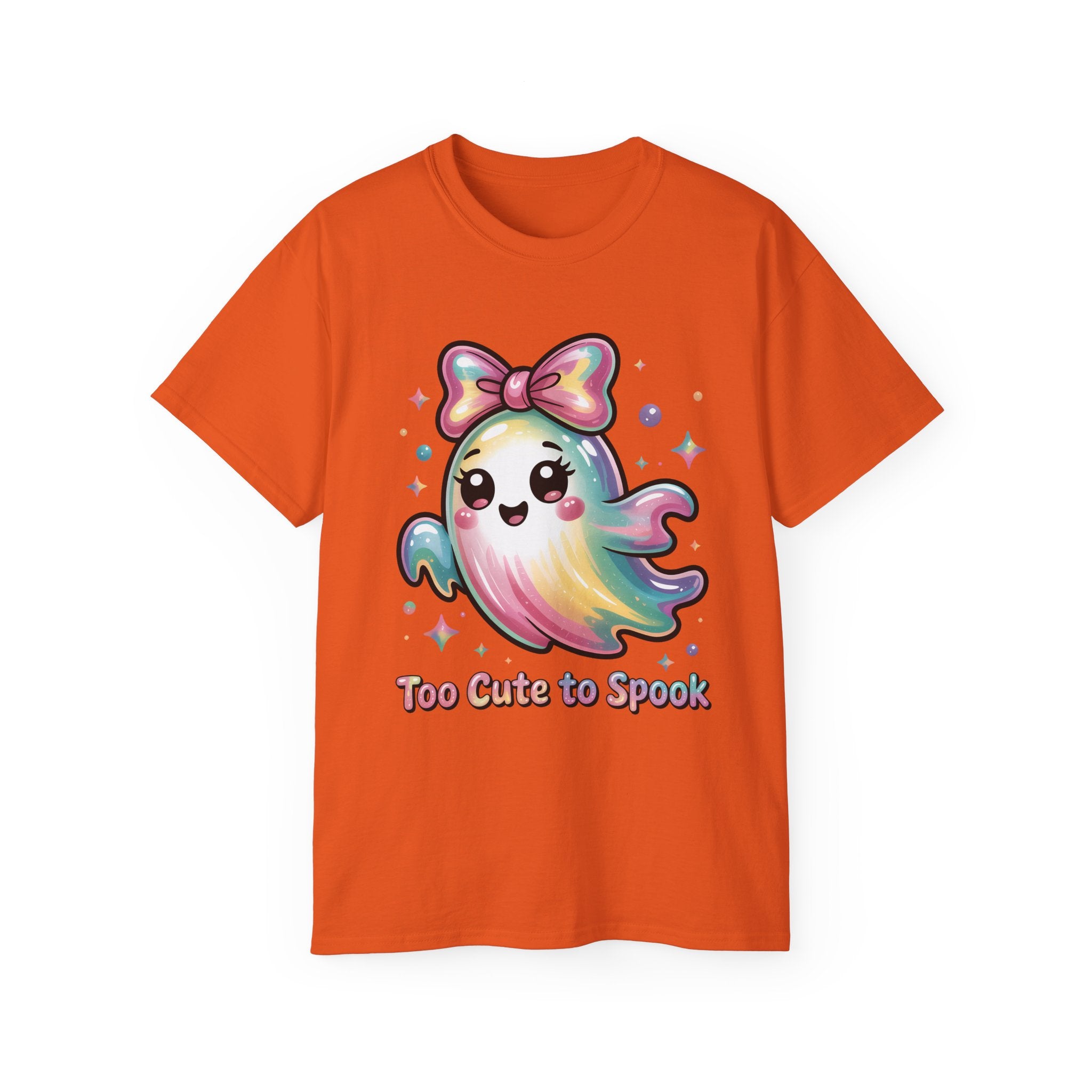 Rainbow Ghost Halloween Spooky T-Shirt