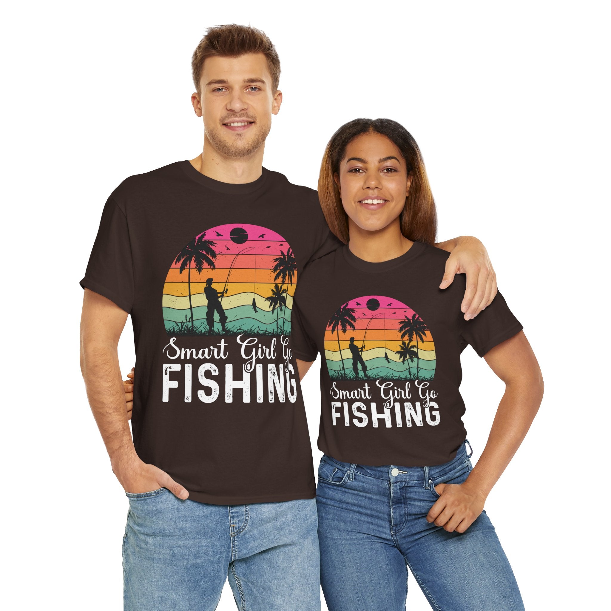 Retro Fisherwoman Graphic Shirt