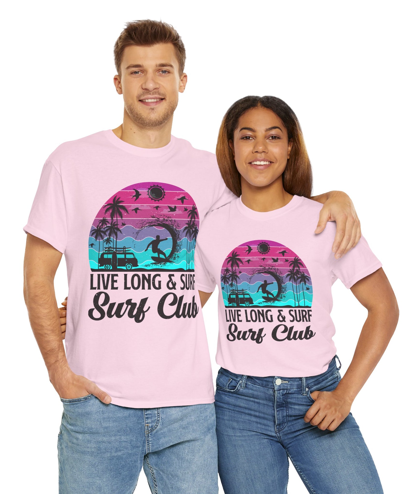 Surf Club Beach Sunset T-Shirt