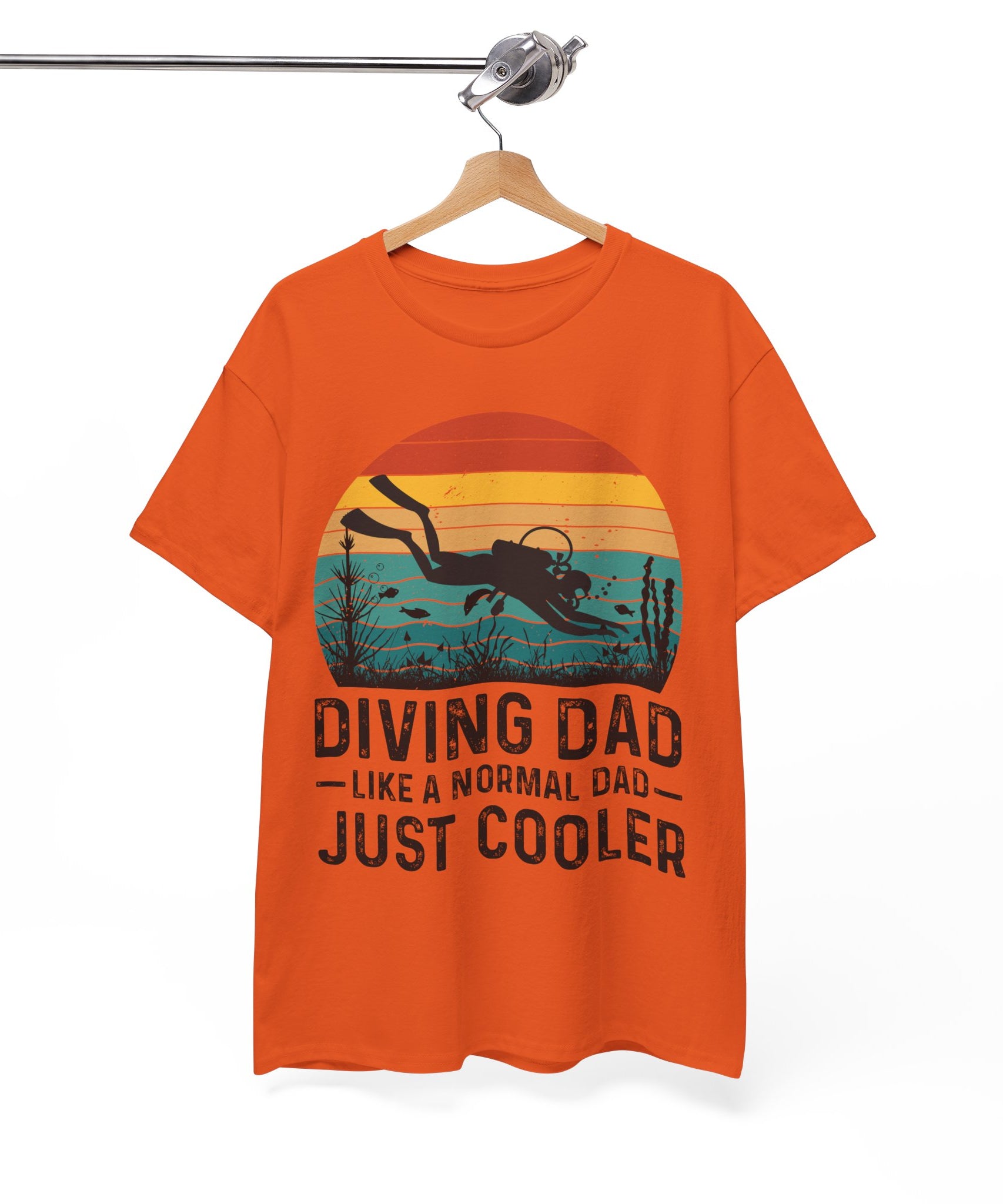 Diving Dad T-Shirt - Retro Scuba Design | Gallory Hive
