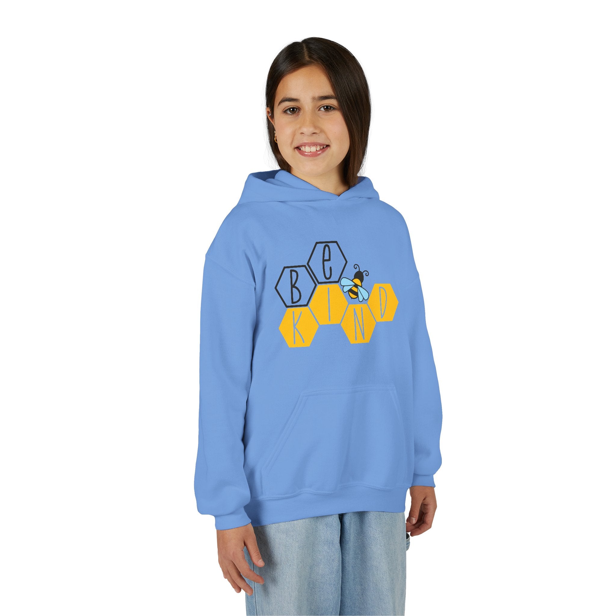 Unisex Kids Hoodie – Bee Kind & Cozy