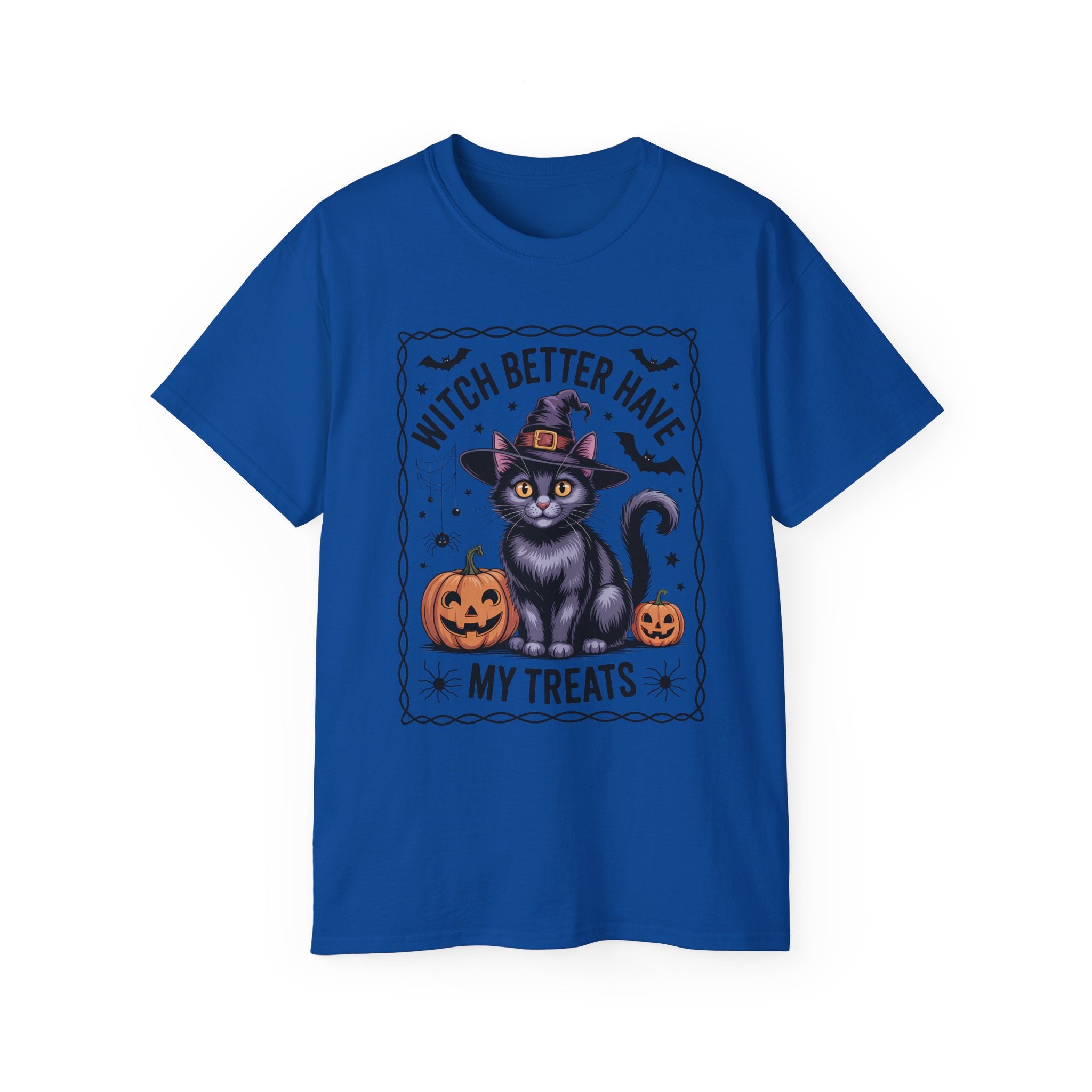 Spooky Witch Cat Tee - Halloween Season Wear