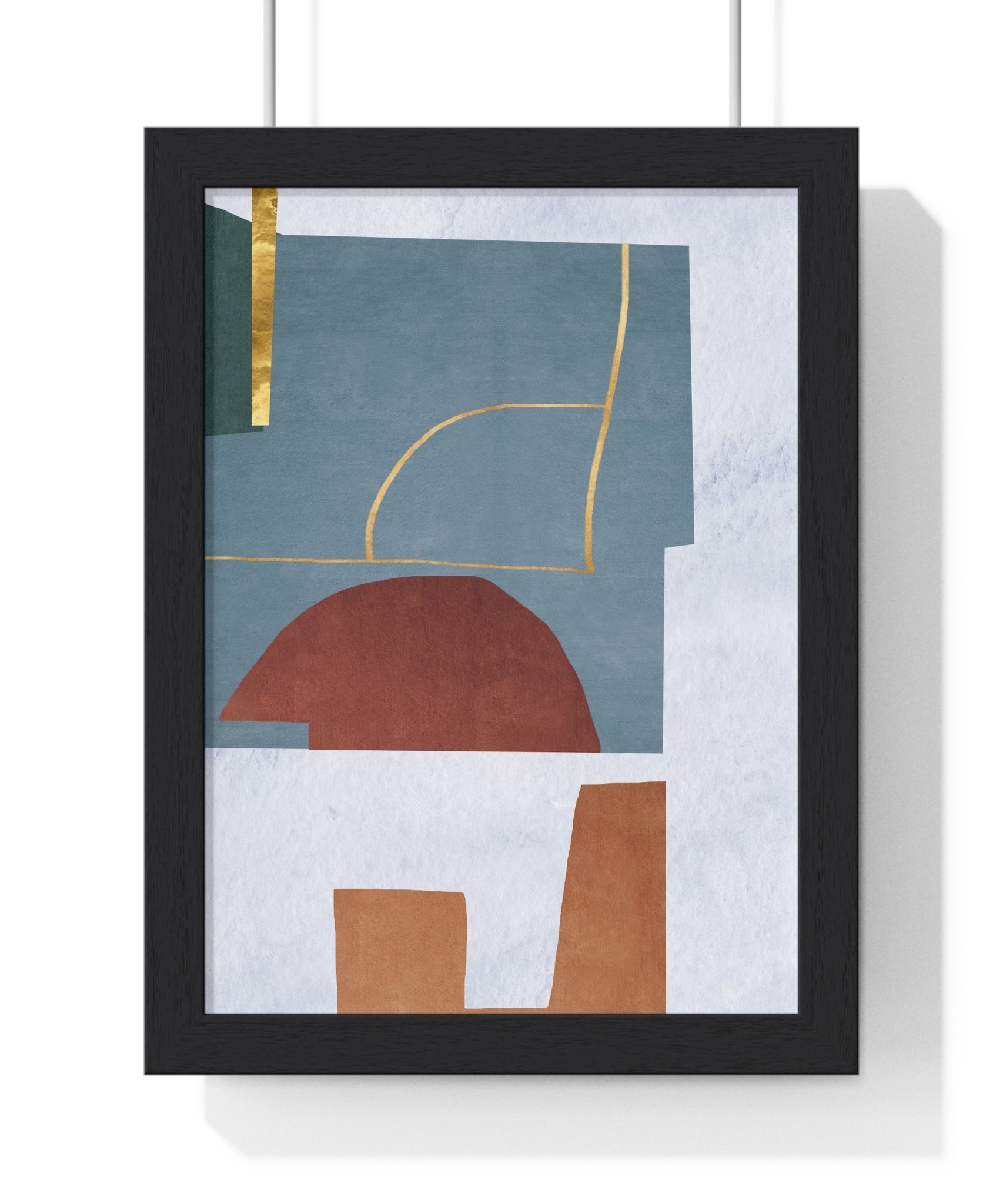 Abstract Carpet Texture Art – Wooden Framed Print