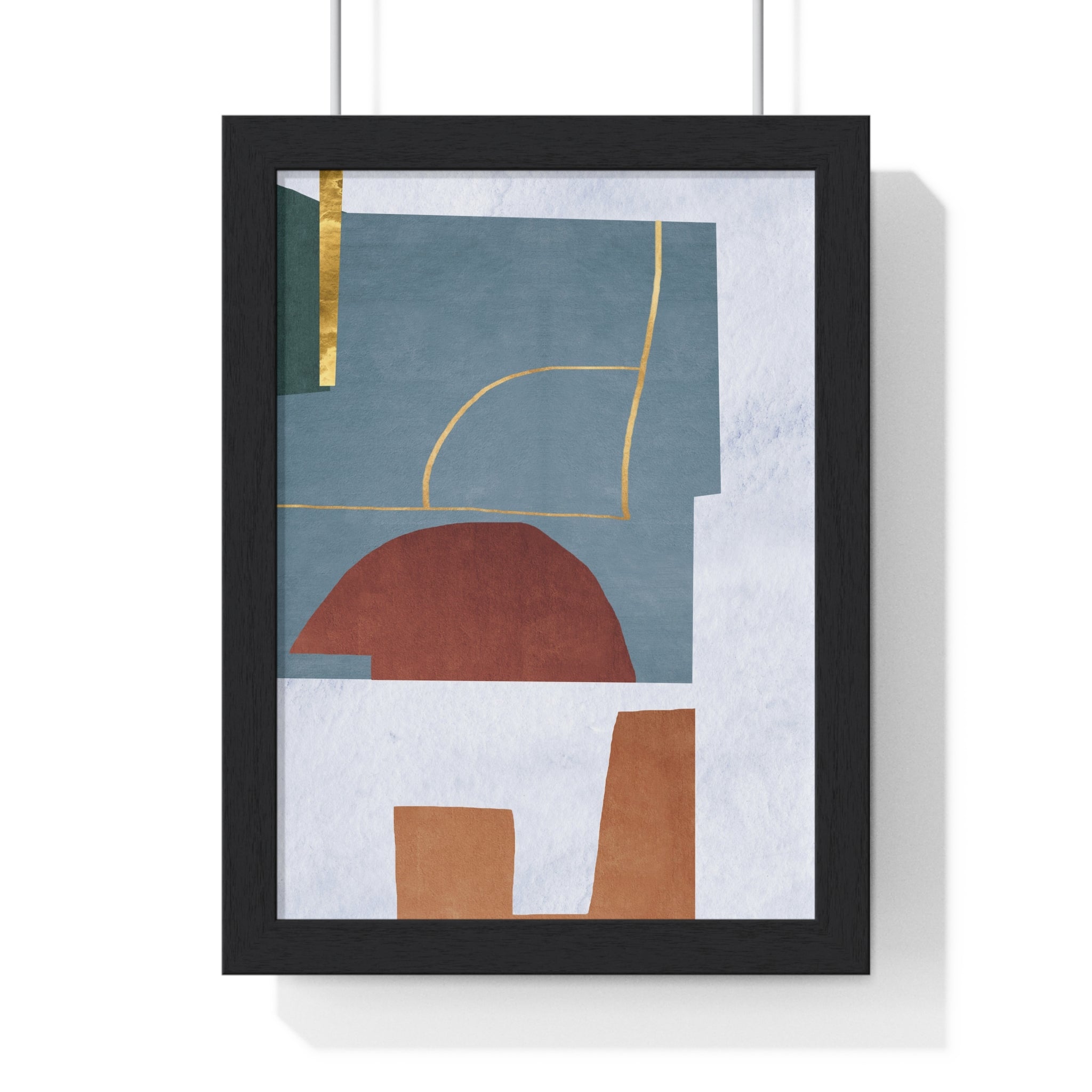 Abstract Carpet Texture Art – Wooden Framed Print