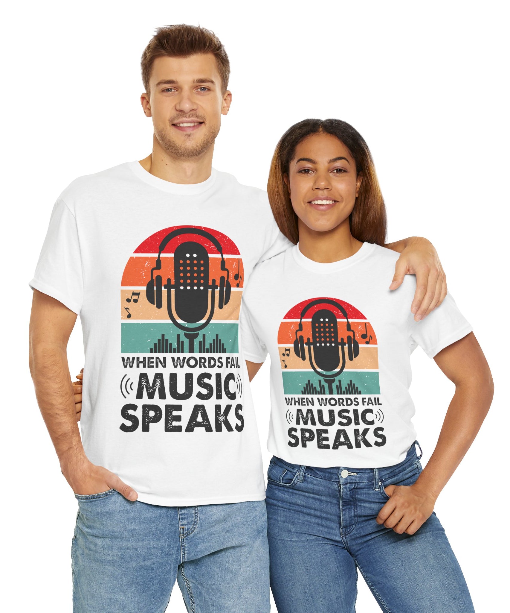 Vintage Audio Tee – Music Lover Style