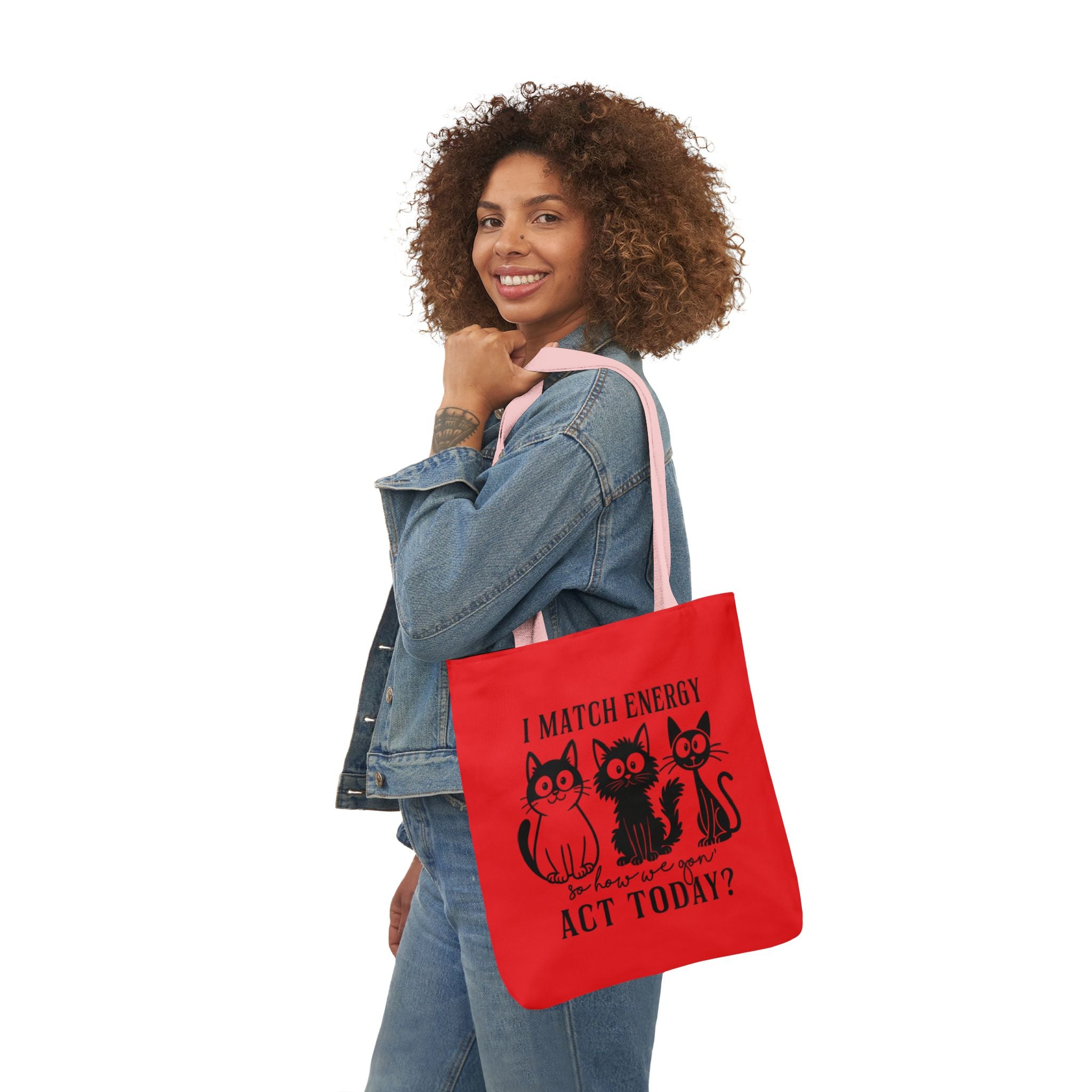 Cute Red Canvas Tote – Reusable Bag | Gallory Hive
