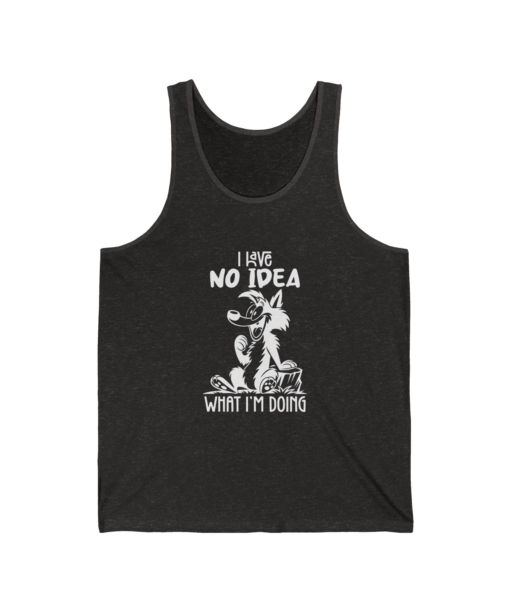 Hilarious Jersey Tank, Funny Graphic Tank Top for Summer, Gift for Dog Lovers, Casual Wear for Every Occasion, Unique Dog-Themed Apparel