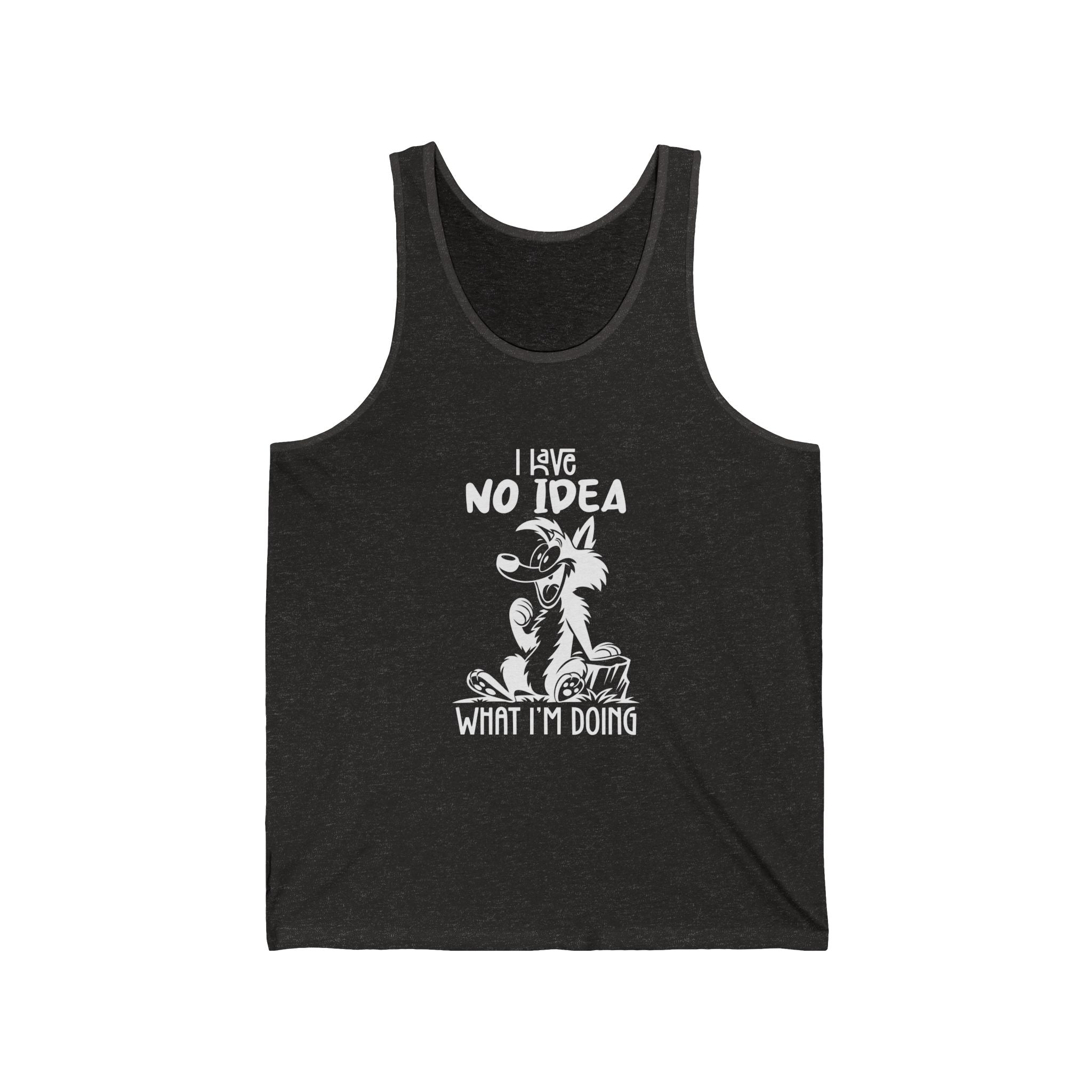 Hilarious Jersey Tank, Funny Graphic Tank Top for Summer, Gift for Dog Lovers, Casual Wear for Every Occasion, Unique Dog-Themed Apparel