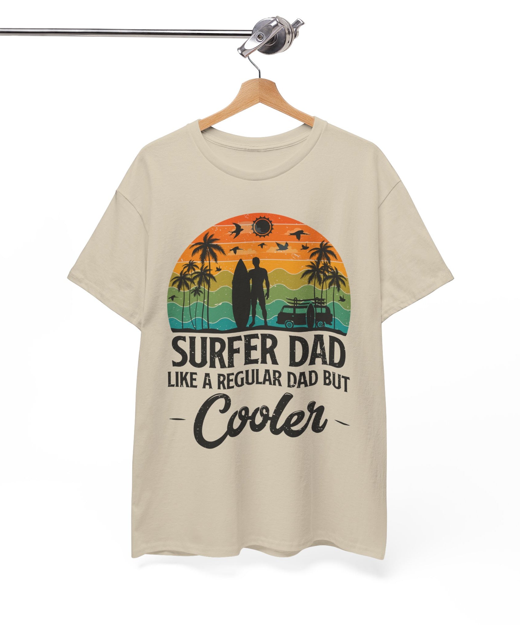 Vintage Surf Van & Palm Tree T-Shirt