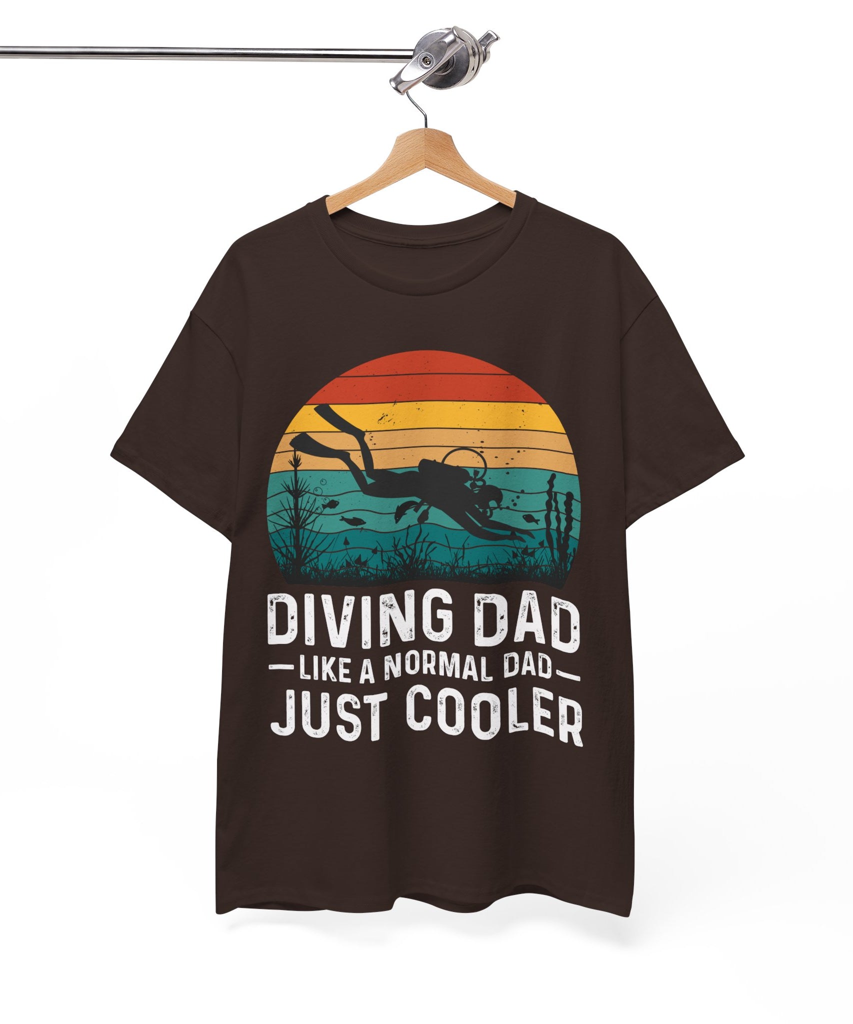 Diving Dad T-Shirt - Retro Scuba Design