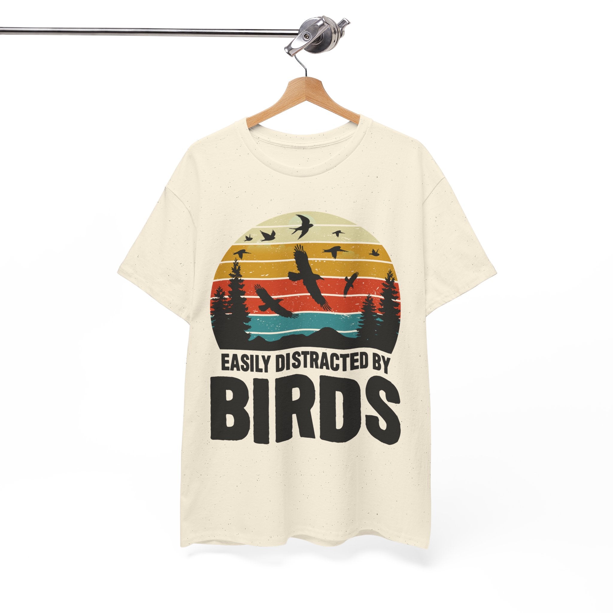 Retro Birds Lover Tee - Distracted Design