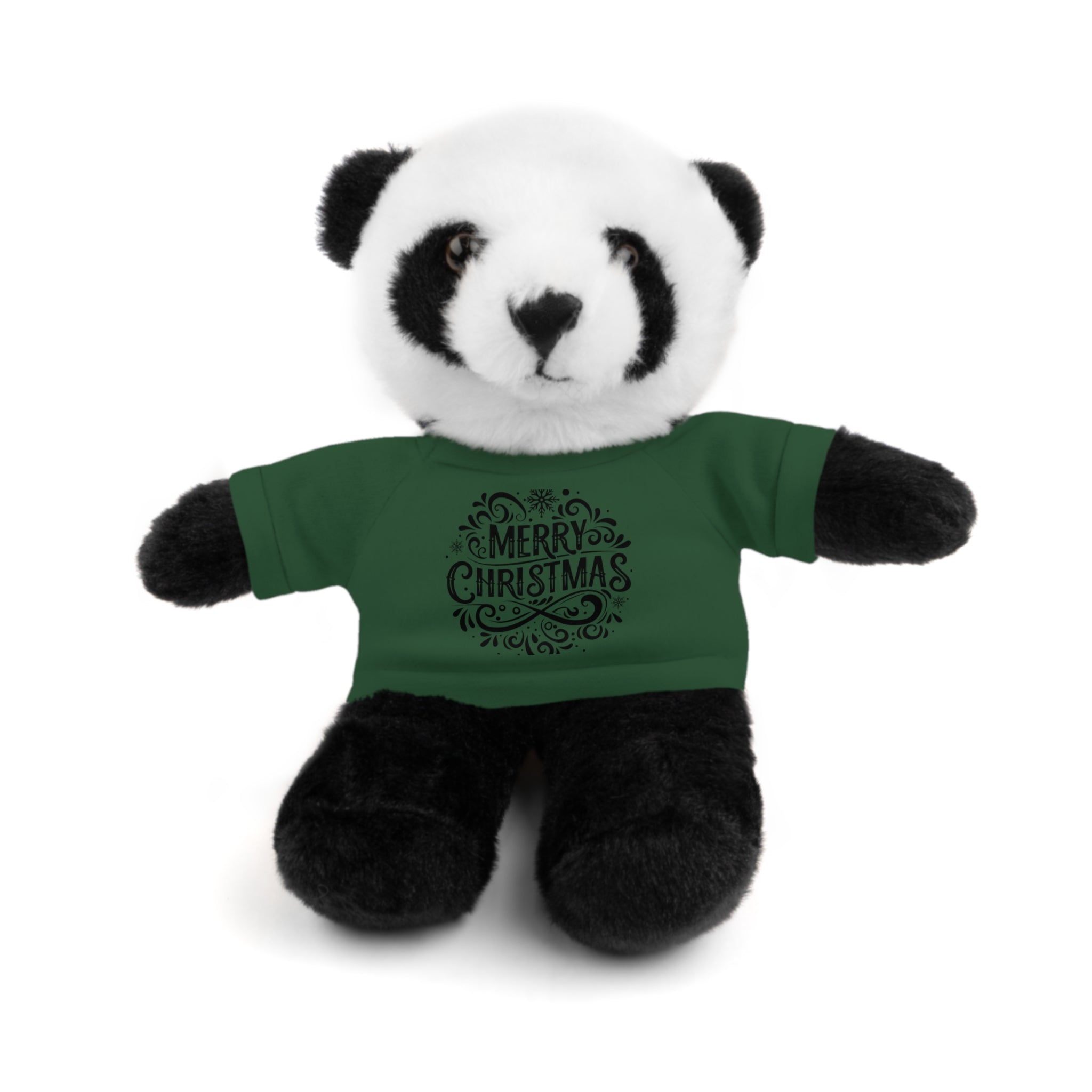 Festive Merry Christmas Stuffed Panda | Gallory Hive