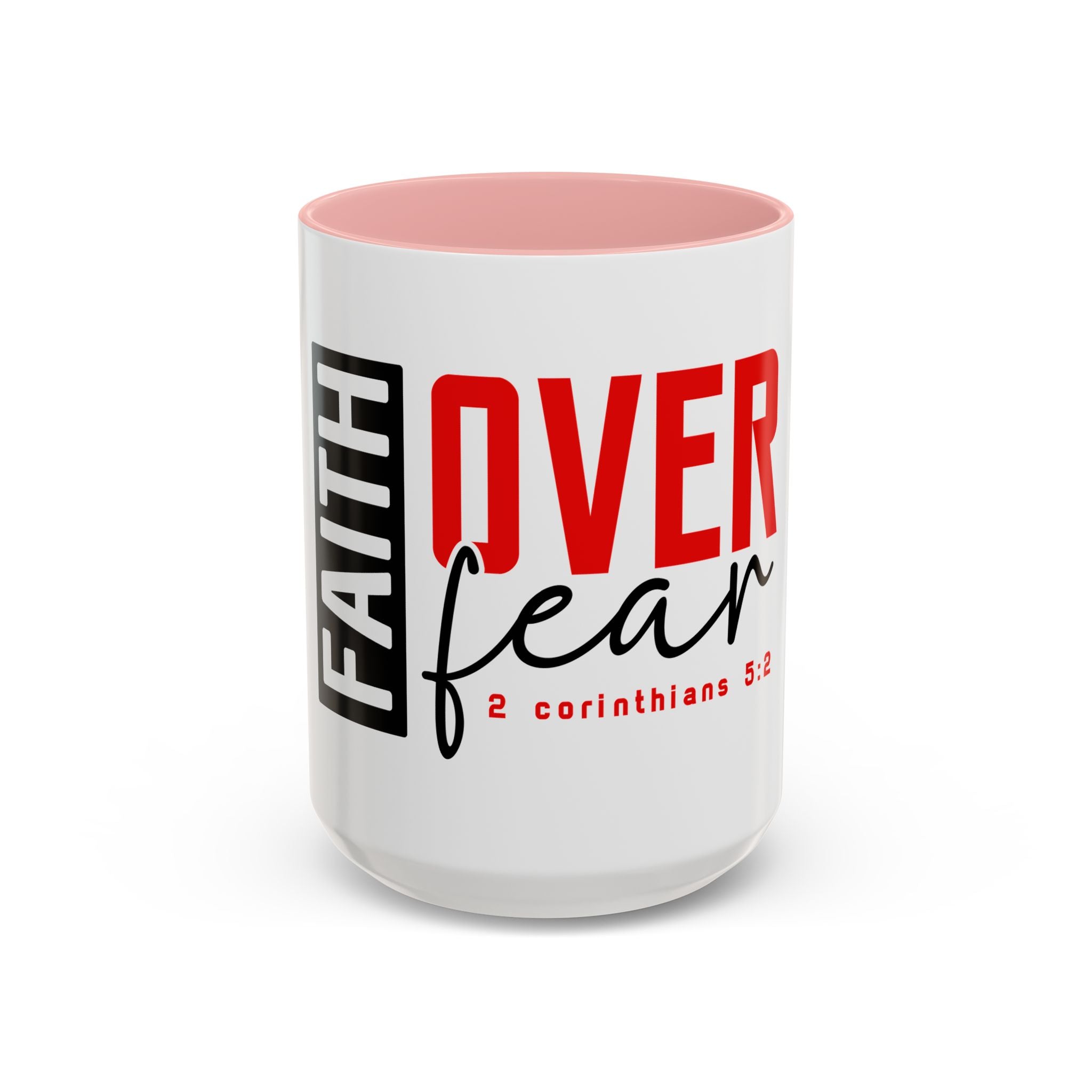 Faith Scripture Accent Coffee Mug | Gallory Hive