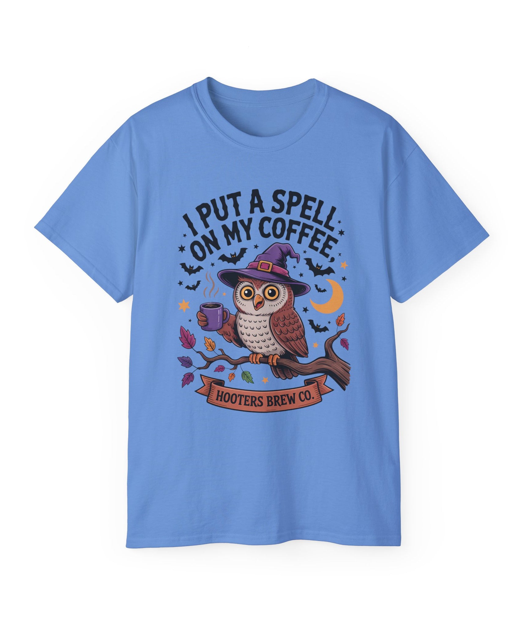 Halloween Owl Coffee Tee - Festive Wear | Gallory Hive