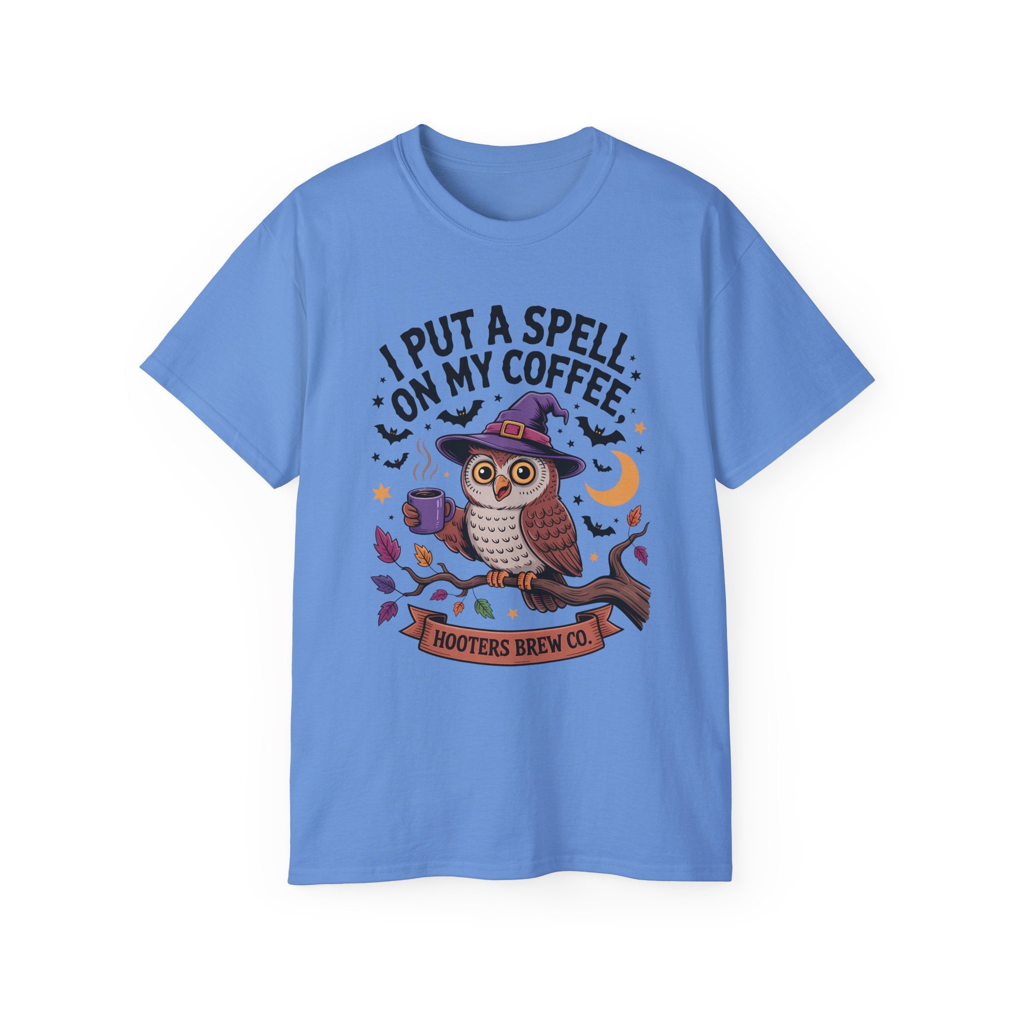 Halloween Owl Coffee Tee - Festive Wear | Gallory Hive