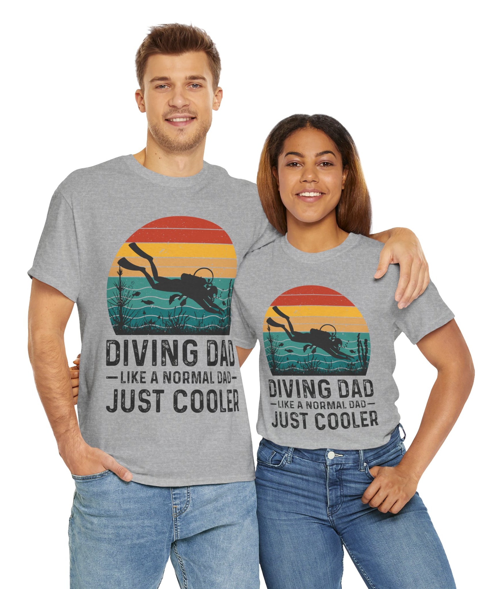 Diving Dad T-Shirt - Retro Scuba Design