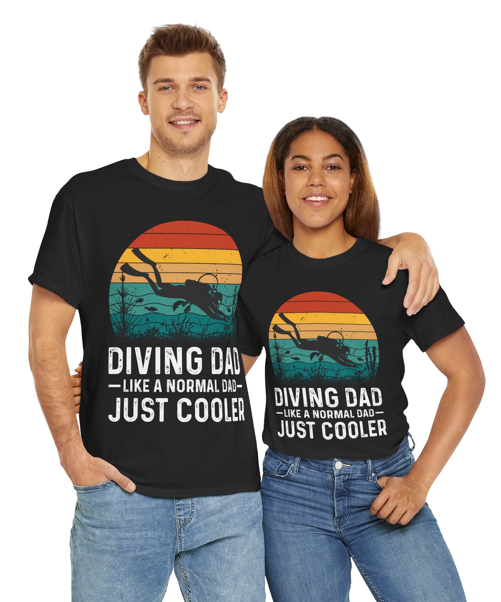 Diving Dad T-Shirt - Retro Scuba Design