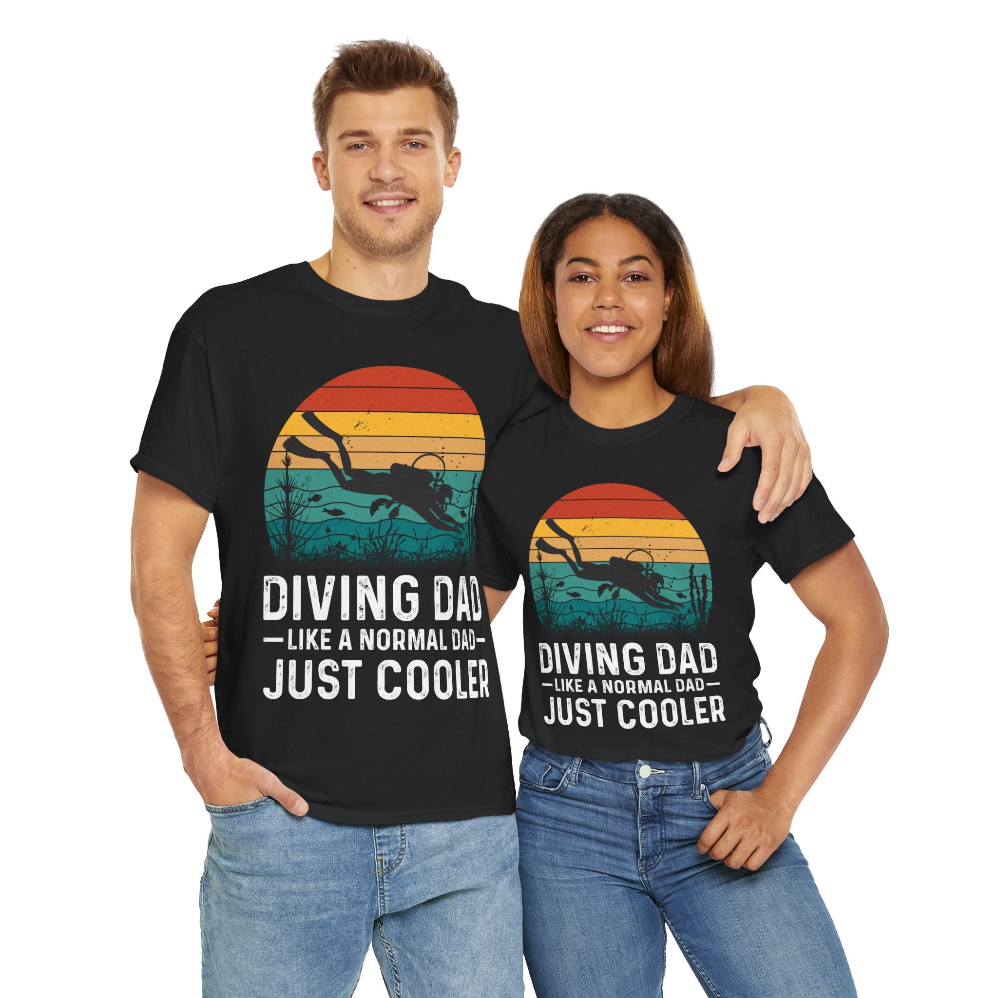 Diving Dad T-Shirt - Retro Scuba Design