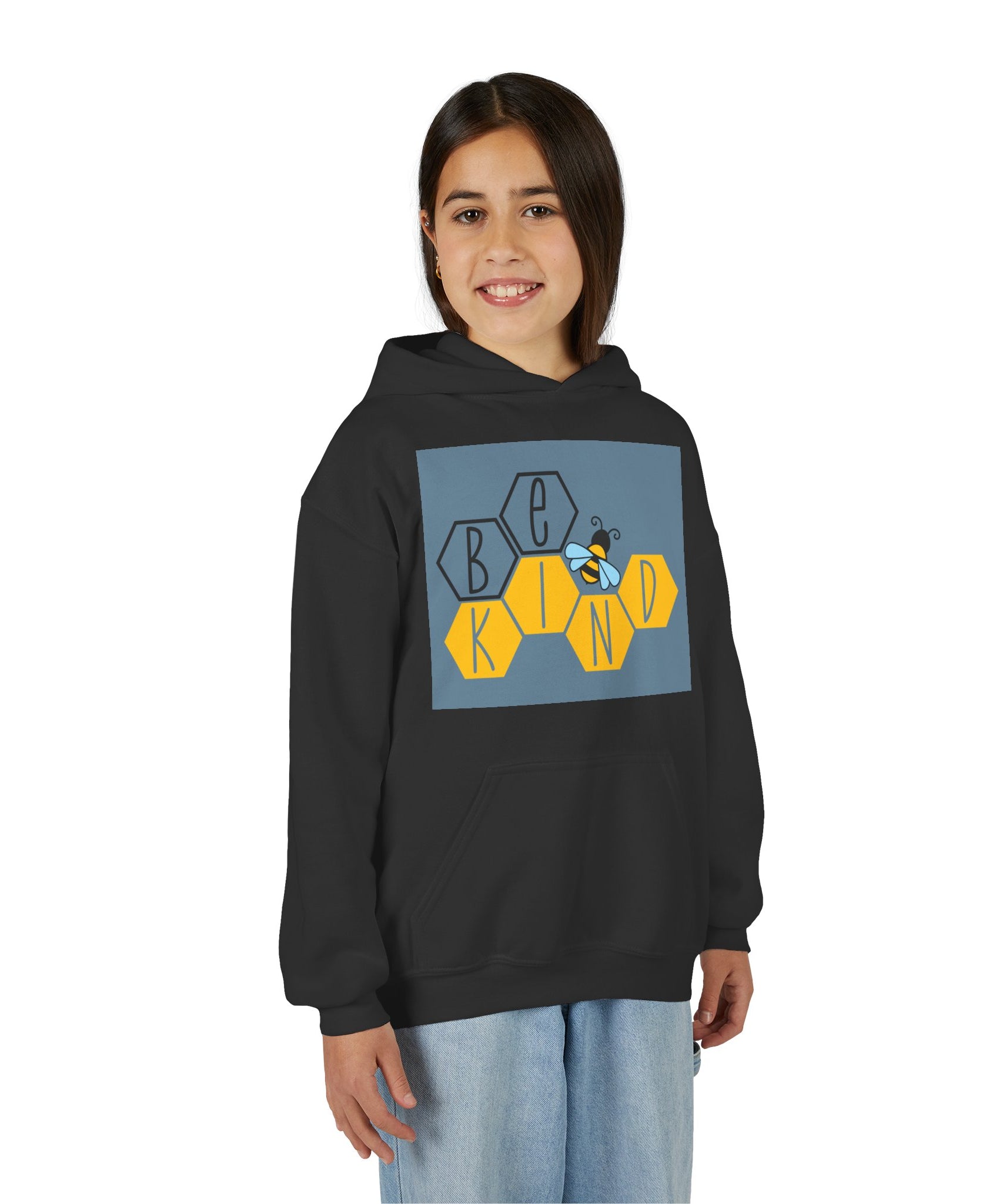 Bee Kind Unisex Kid's Hoodie – Cozy, Cute & Full of Heart