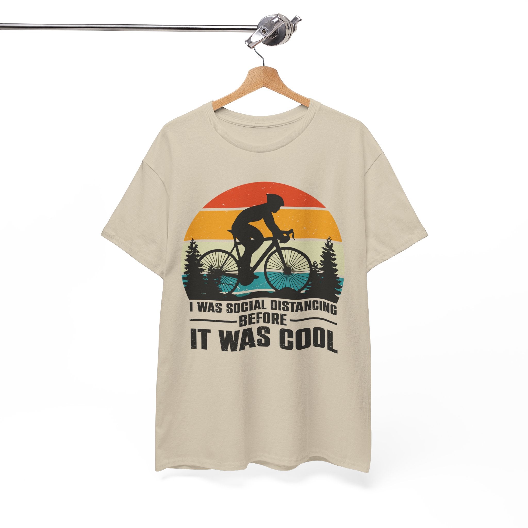 Retro Social Distancing Cyclist Tee | Gallory Hive