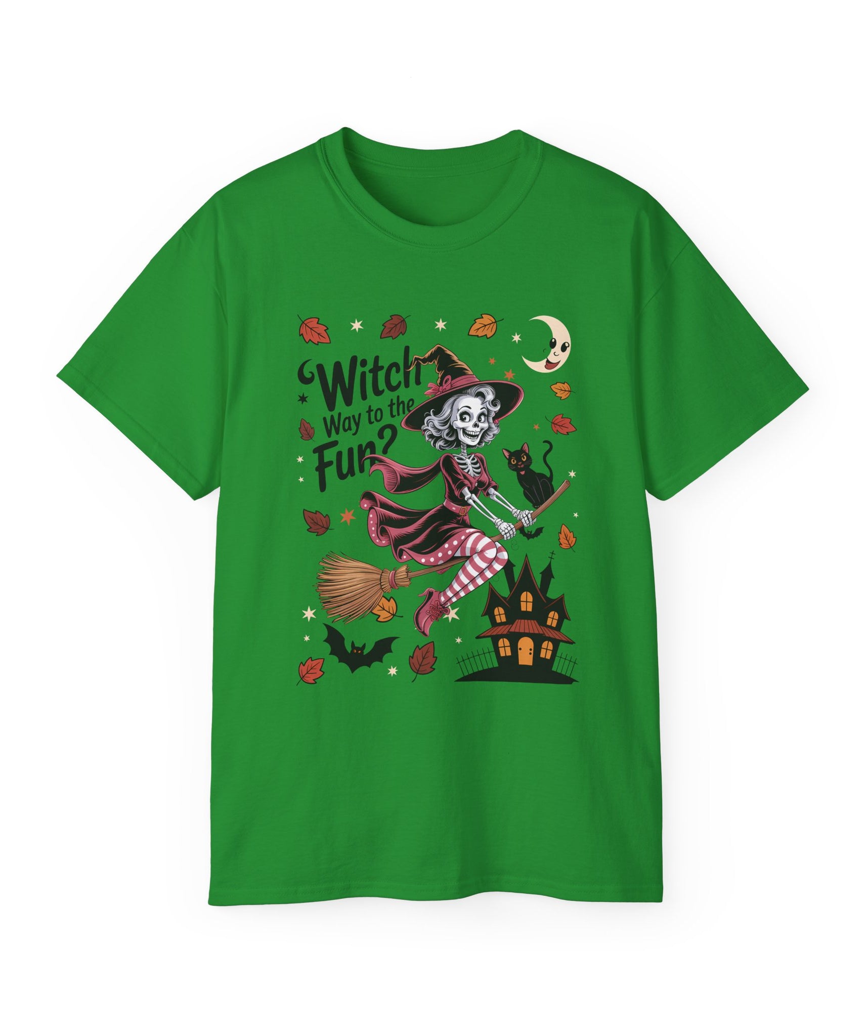 Spooky Cute Witch Ride Halloween Shirt | Gallory Hive