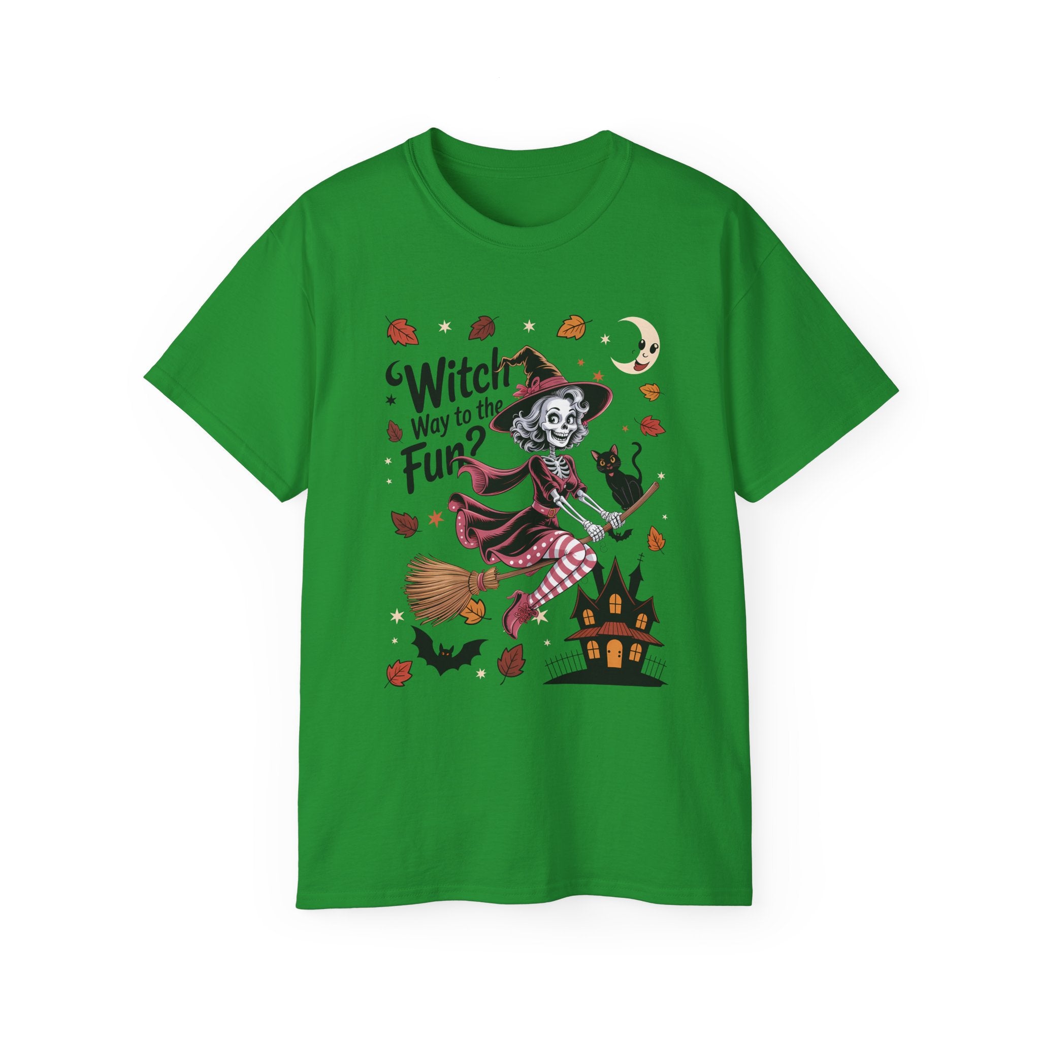 Spooky Cute Witch Ride Halloween Shirt | Gallory Hive