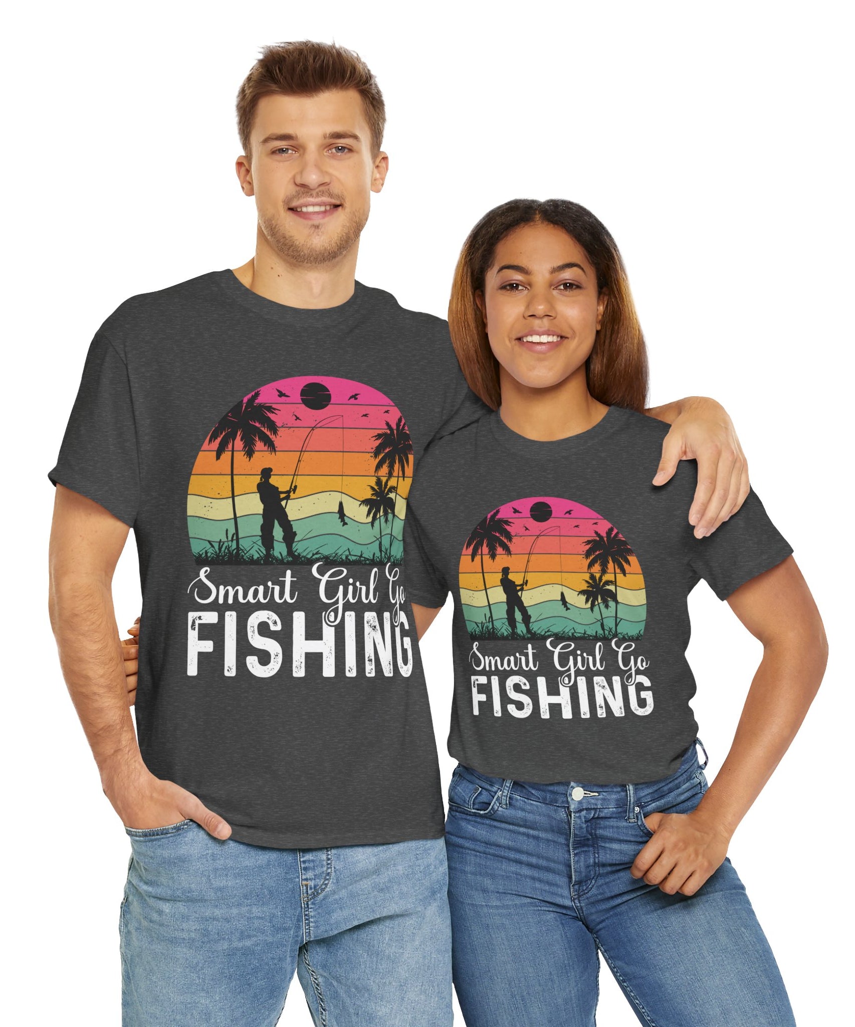Retro Fisherwoman Graphic Shirt