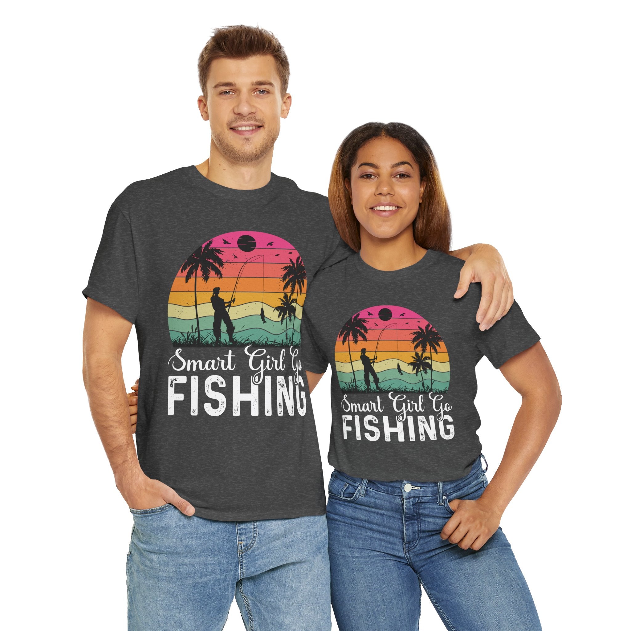 Retro Fisherwoman Graphic Shirt