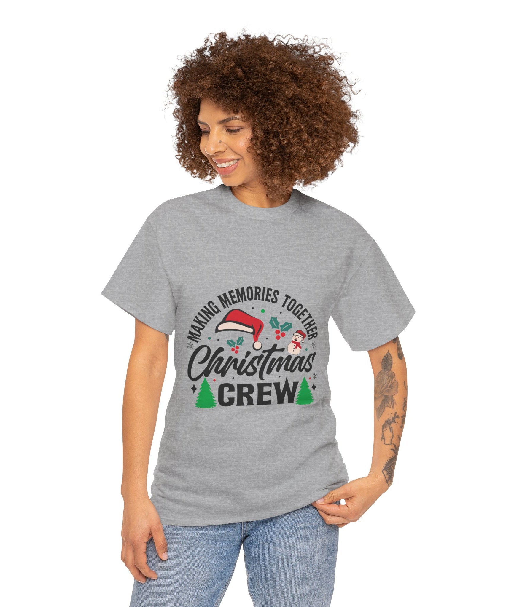 Santa Hat Snowman Xmas Trees Cute Tee | Gallory Hive