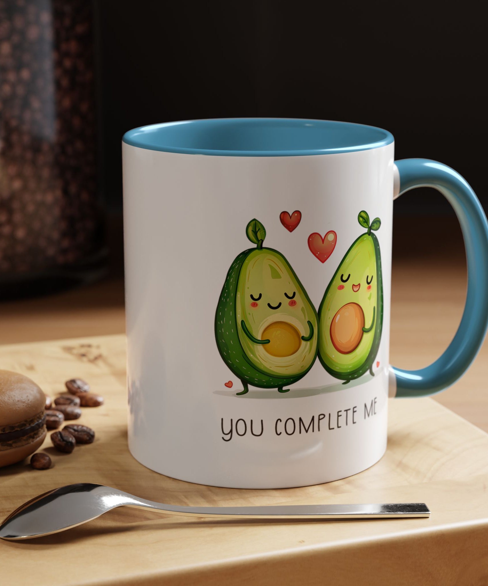 Funny Avocado Couple Ceramic Coffee Mug | Gallory Hive