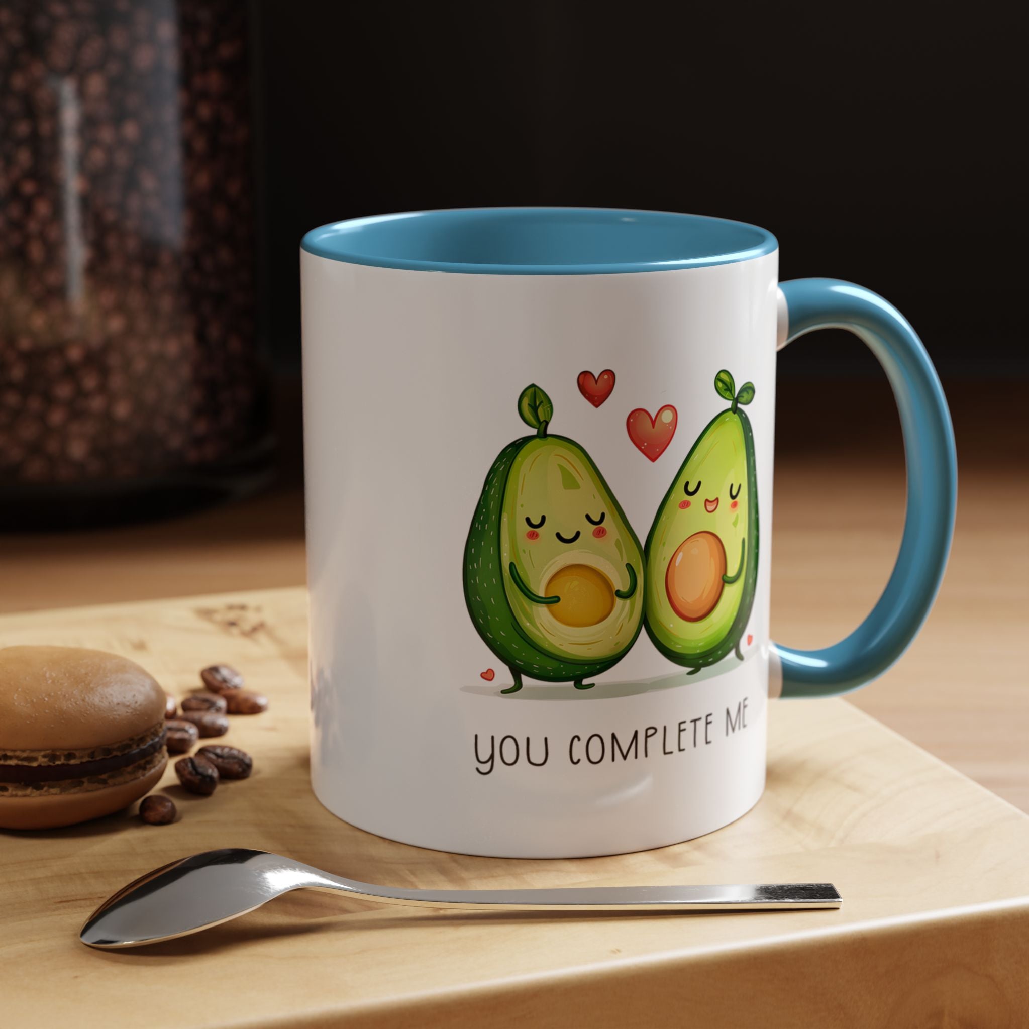 Funny Avocado Couple Ceramic Coffee Mug | Gallory Hive