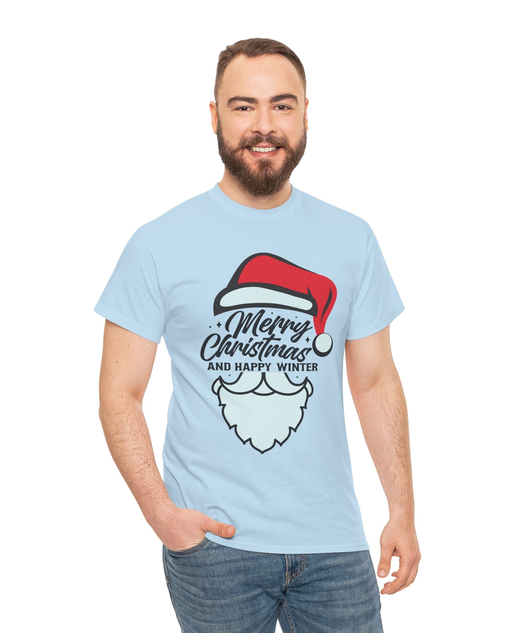Festive Santa Beard Christmas Shirt | Gallory Hive