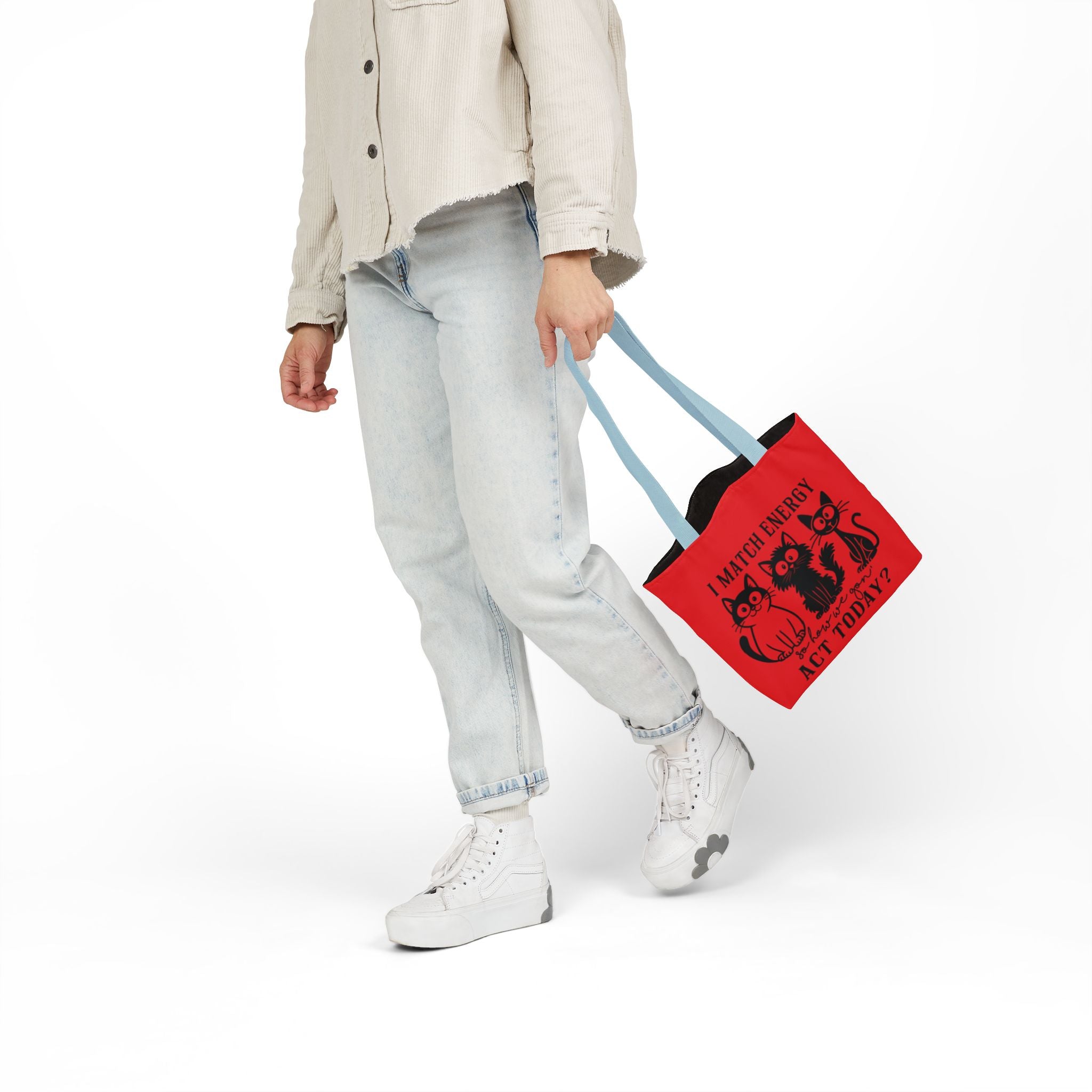 Cute Red Canvas Tote – Reusable Bag