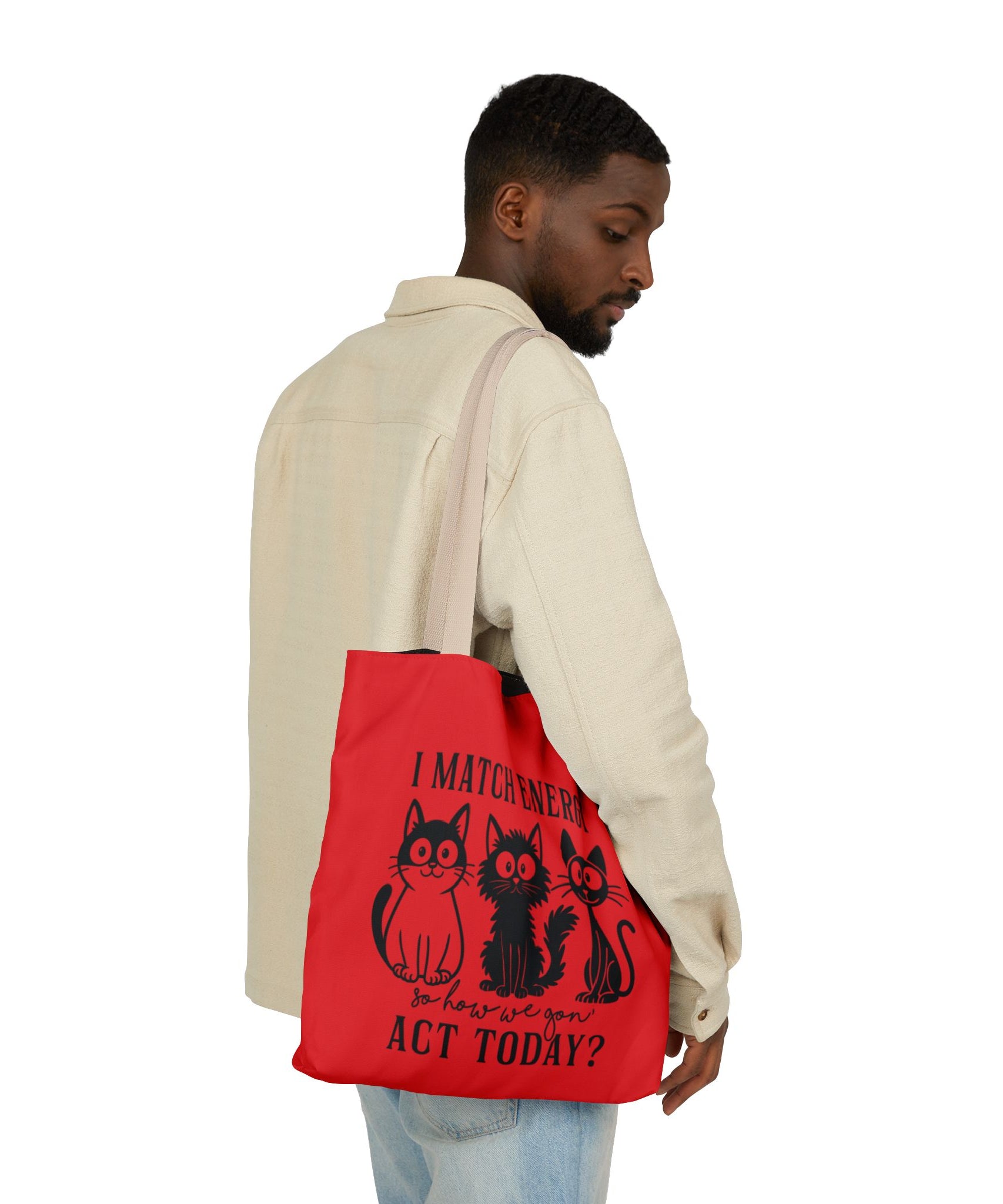 Cute Red Canvas Tote – Reusable Bag