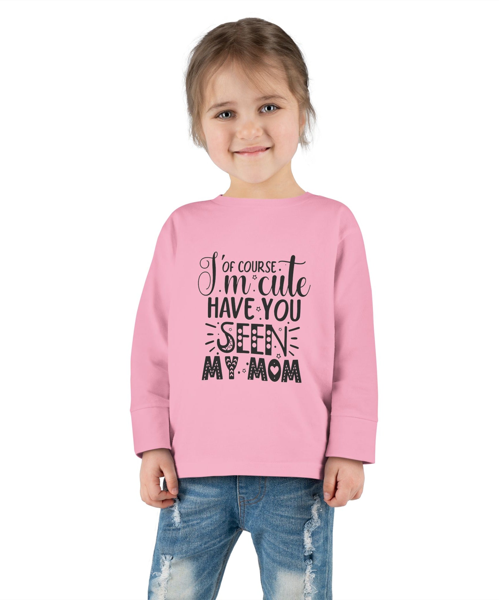 Toddler Long Sleeve Tee - Cute Gift for Dads, Family Celebrations, Birthday Party