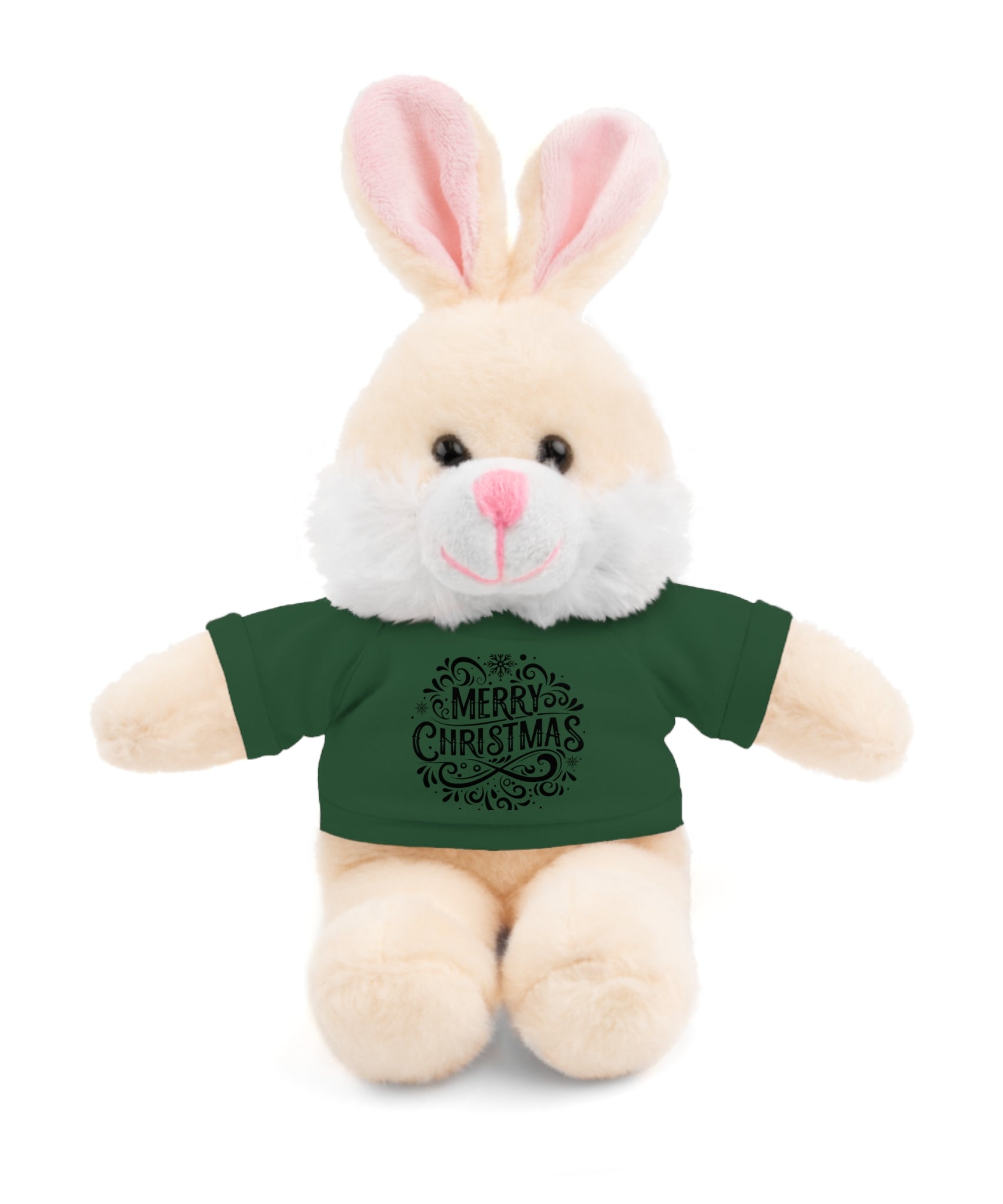Festive Merry Christmas Stuffed Bunny | Gallory Hive