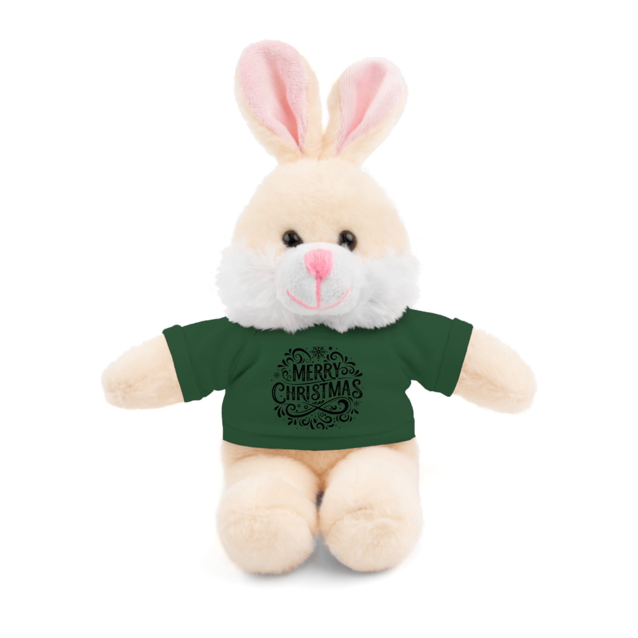 Festive Merry Christmas Stuffed Bunny | Gallory Hive