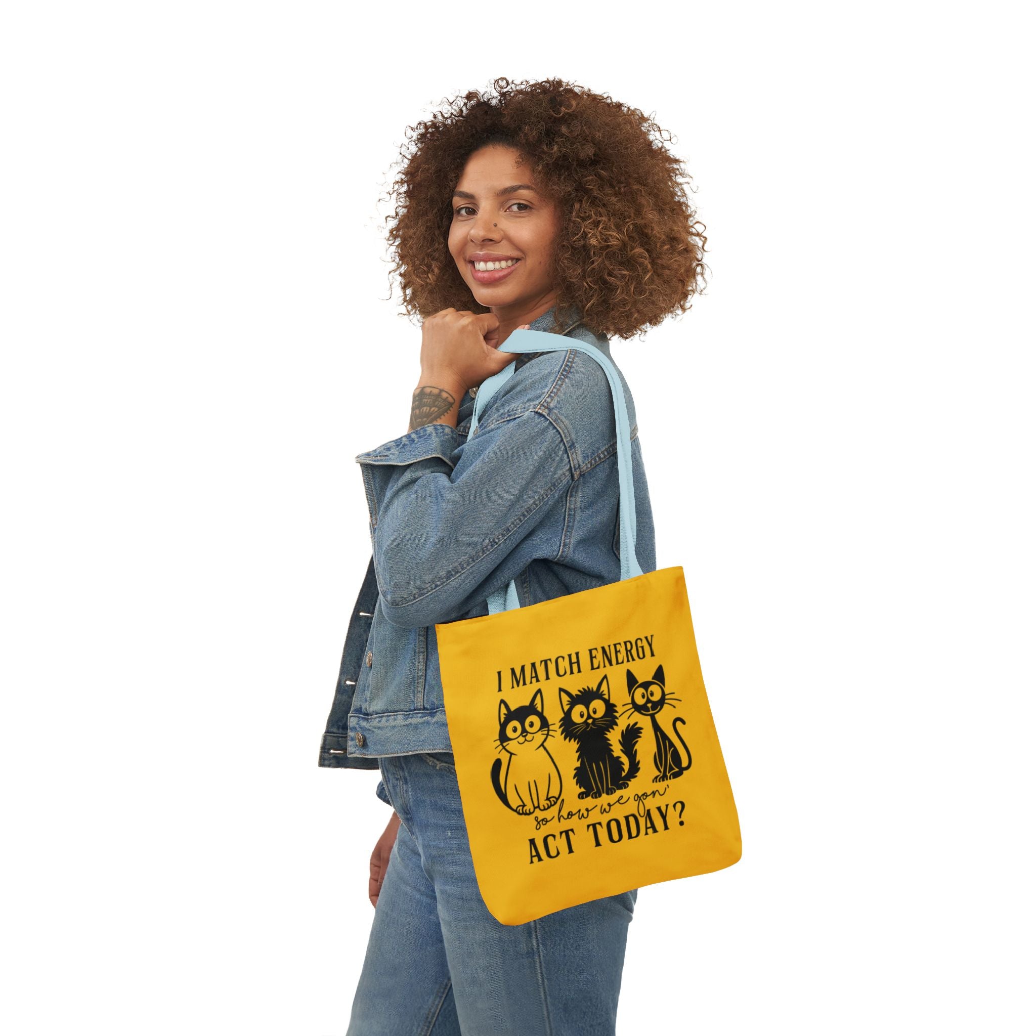 Cute Yellow Canvas Tote – Reusable Bag