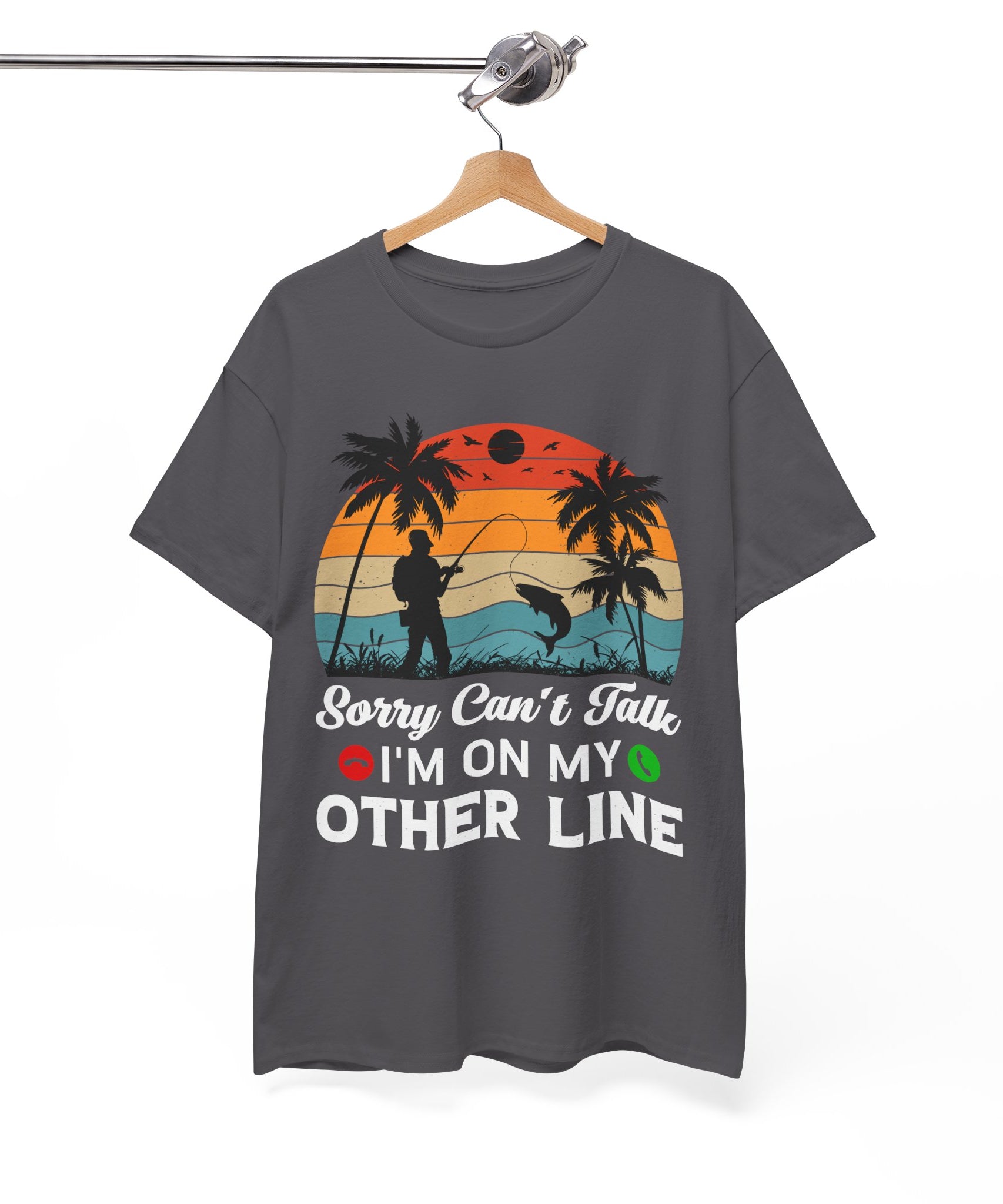 Funny Fishing T-Shirt – On My Other Line
