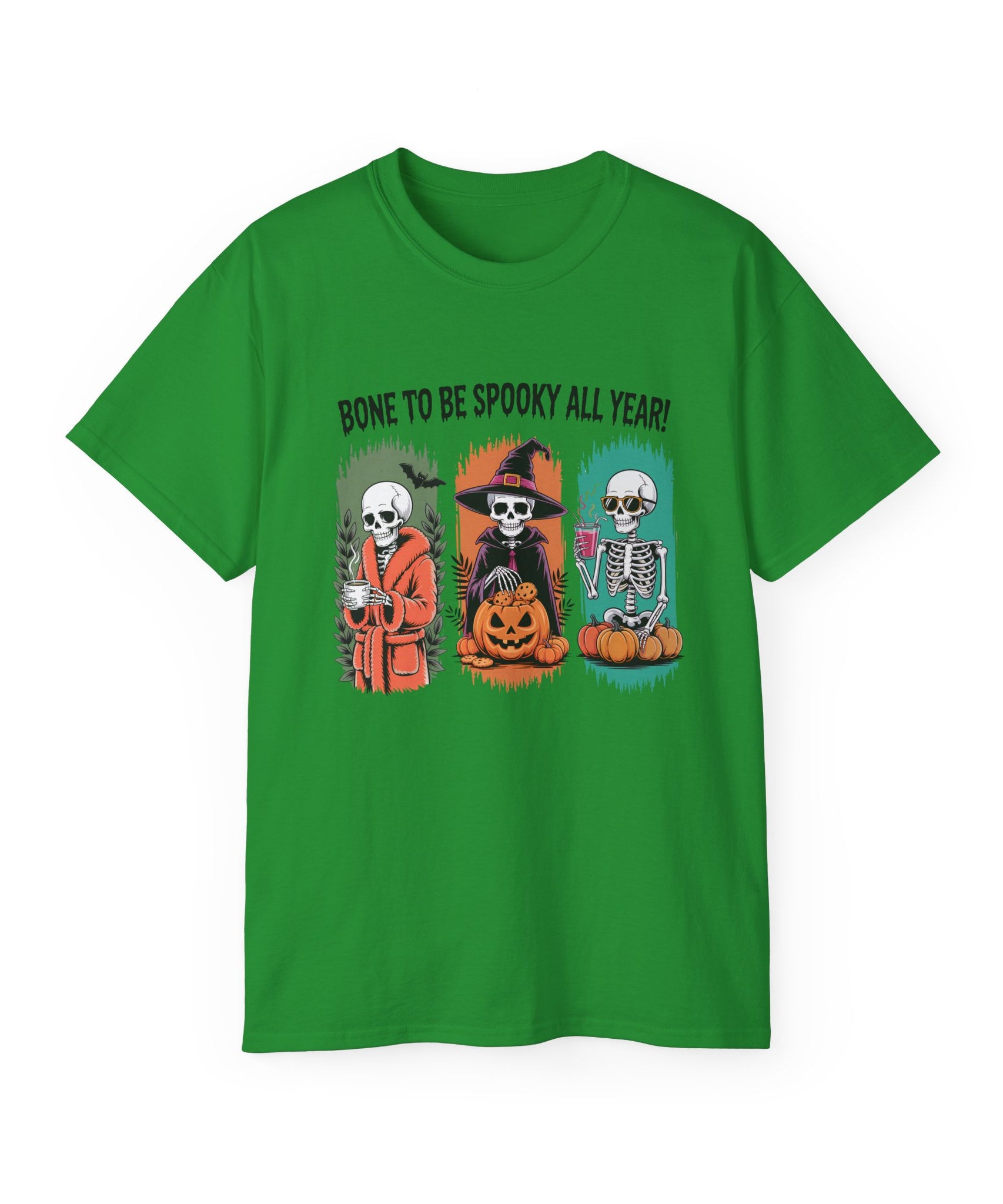 Spooky All Year Skeleton Halloween Tee