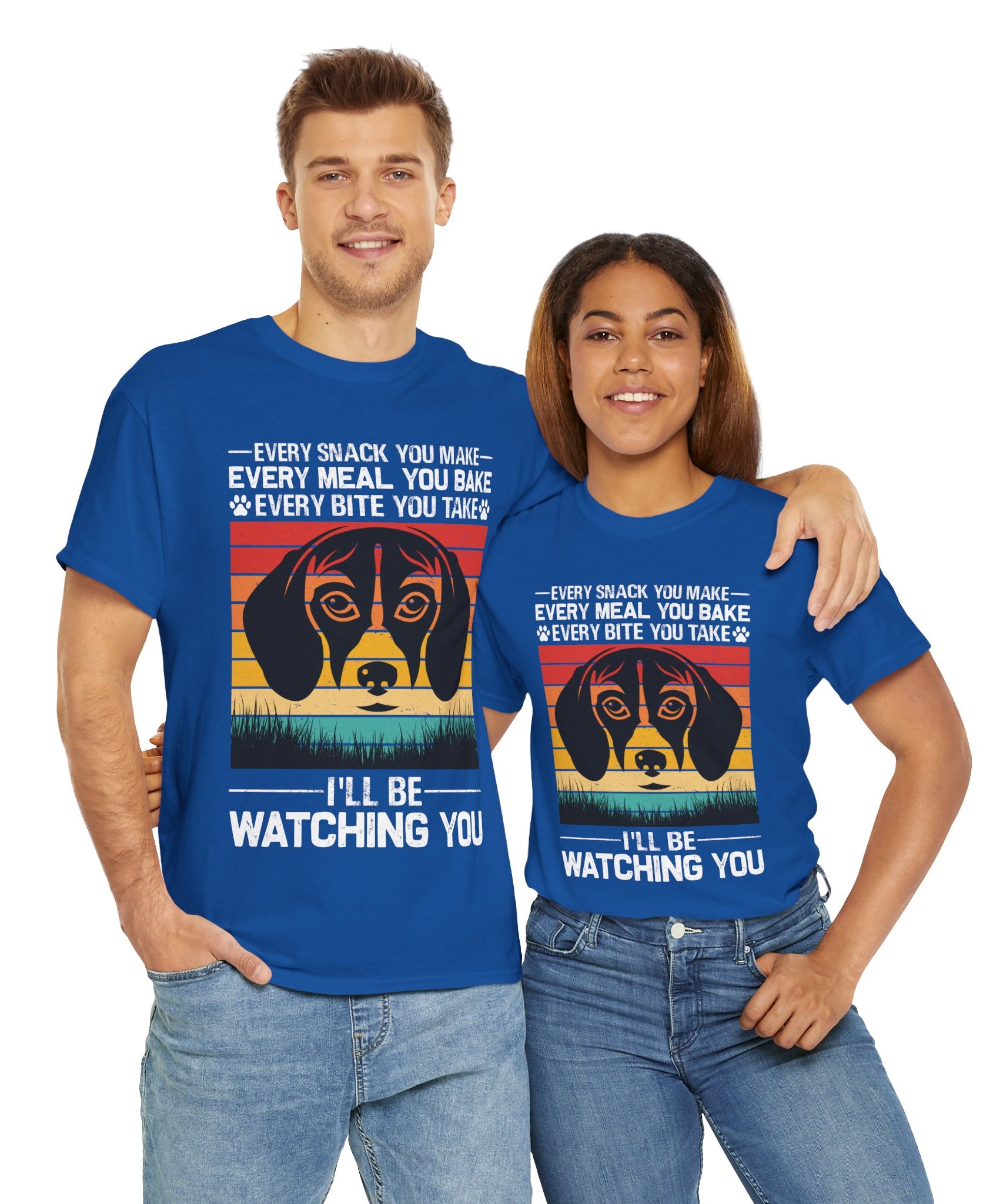 Vintage Dog Shirt – Bold Beagle Face