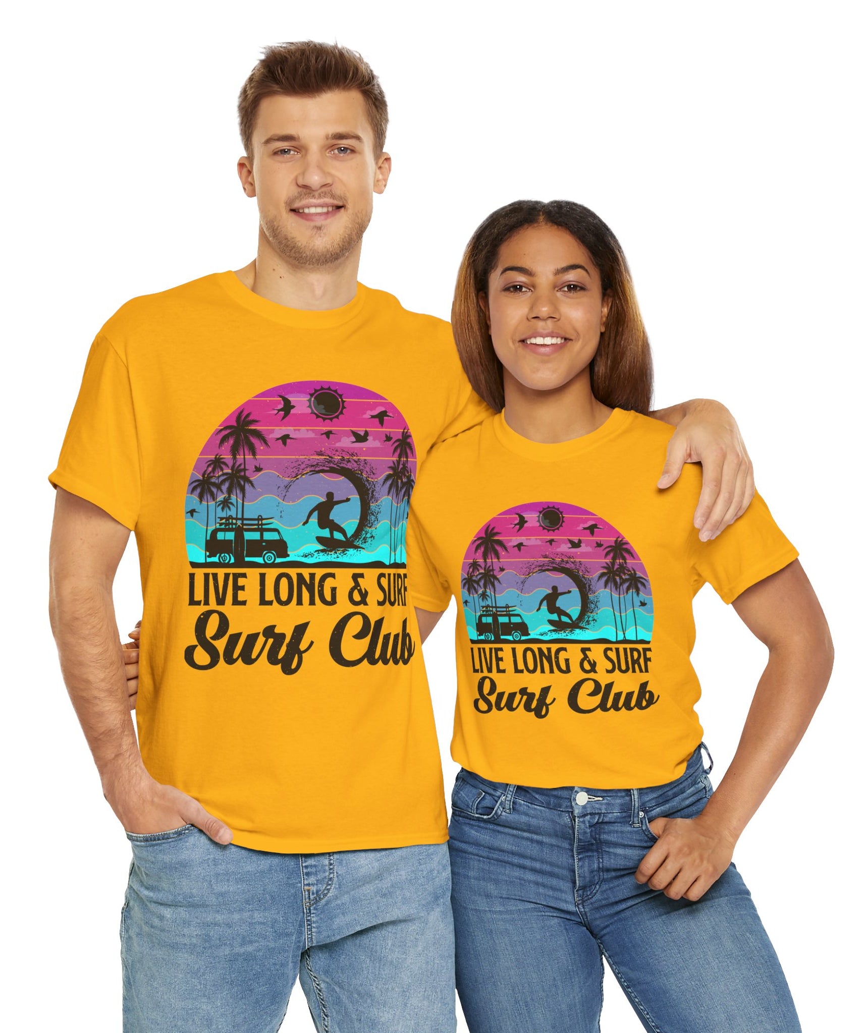 Surf Club Beach Sunset T-Shirt